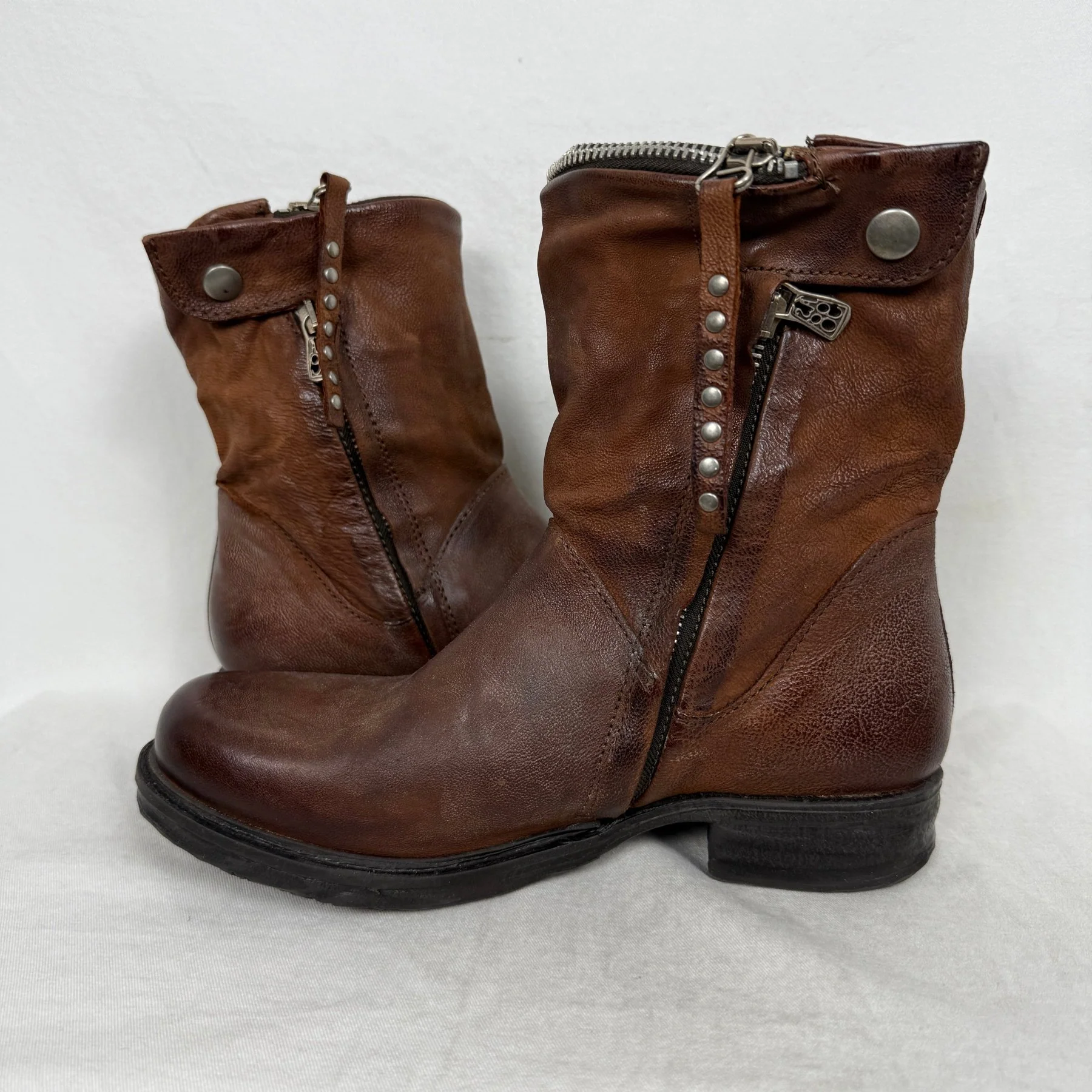 A.S. 98 Airstep Biker Zipper Boots - Image 5