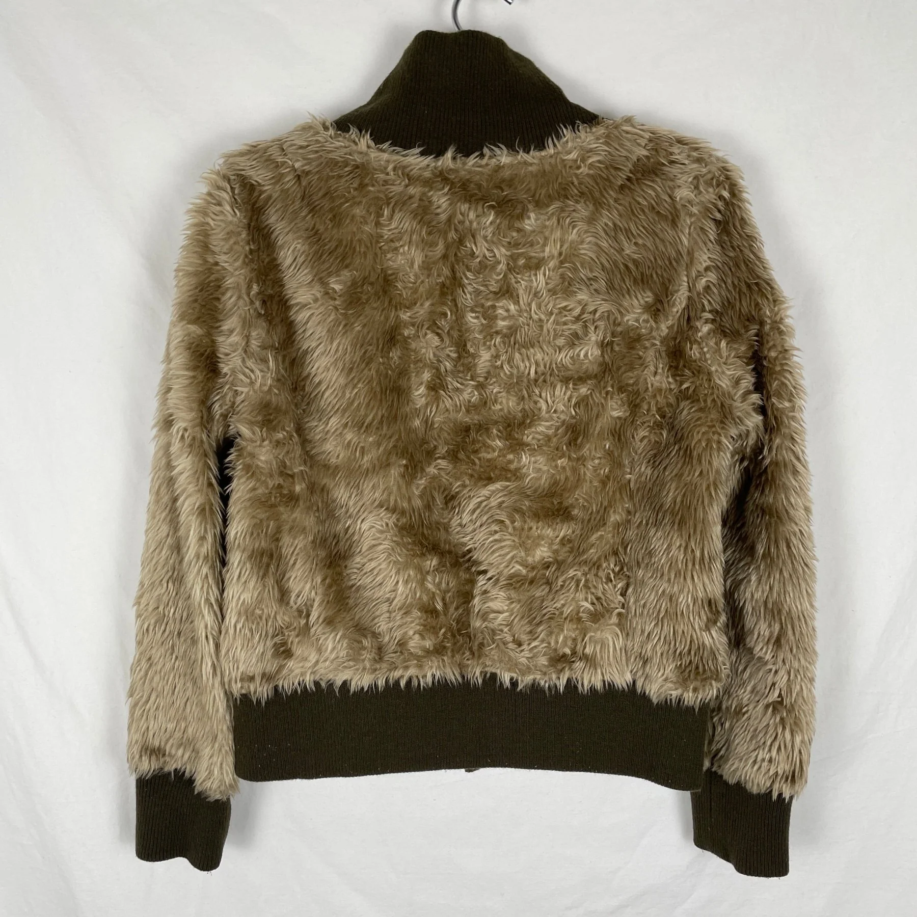 90s Abahouse Devinette 2in1 Fur Lined Military Jacket - Image 11