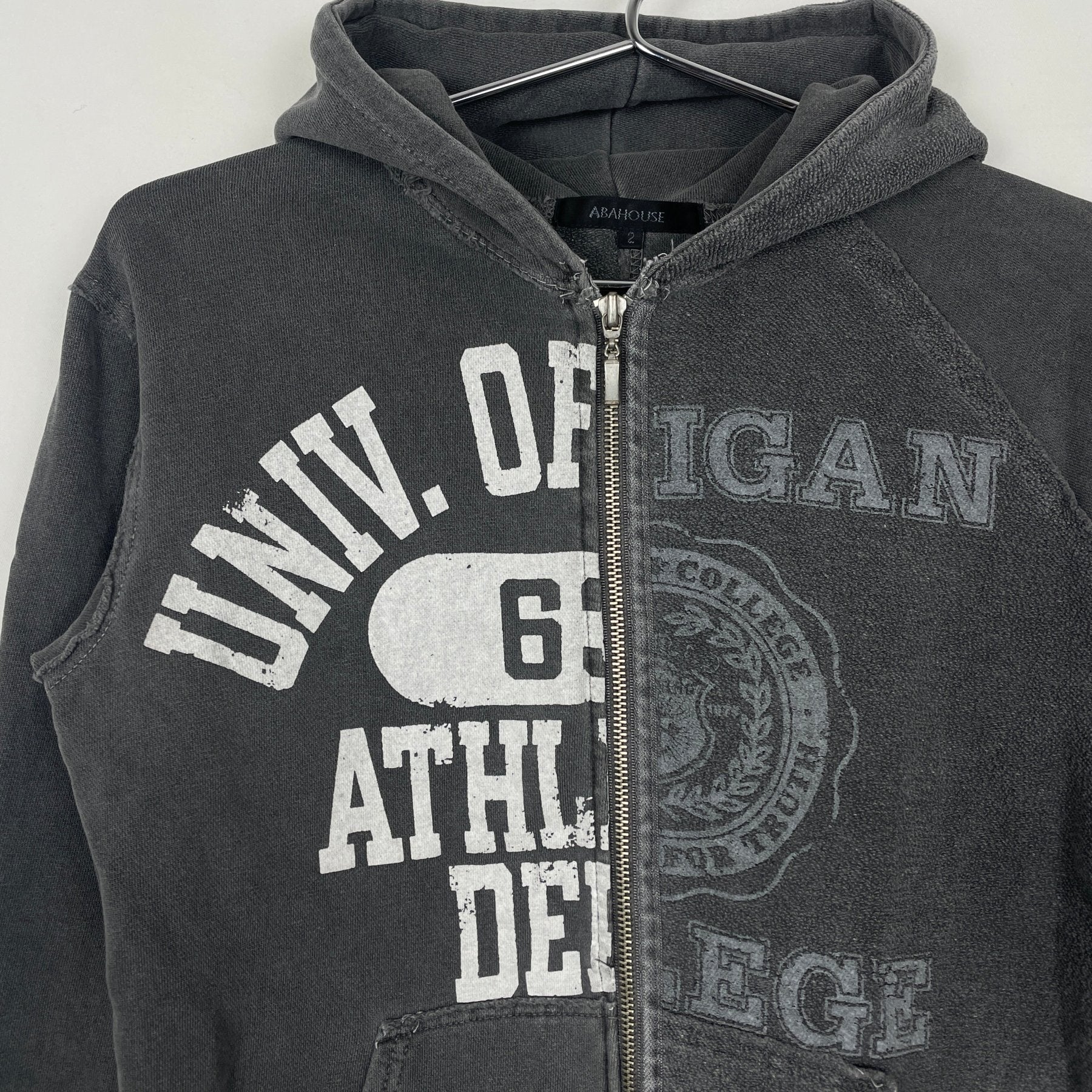 Abahouse University of Michigan Zip Up Hoodie - Image 3