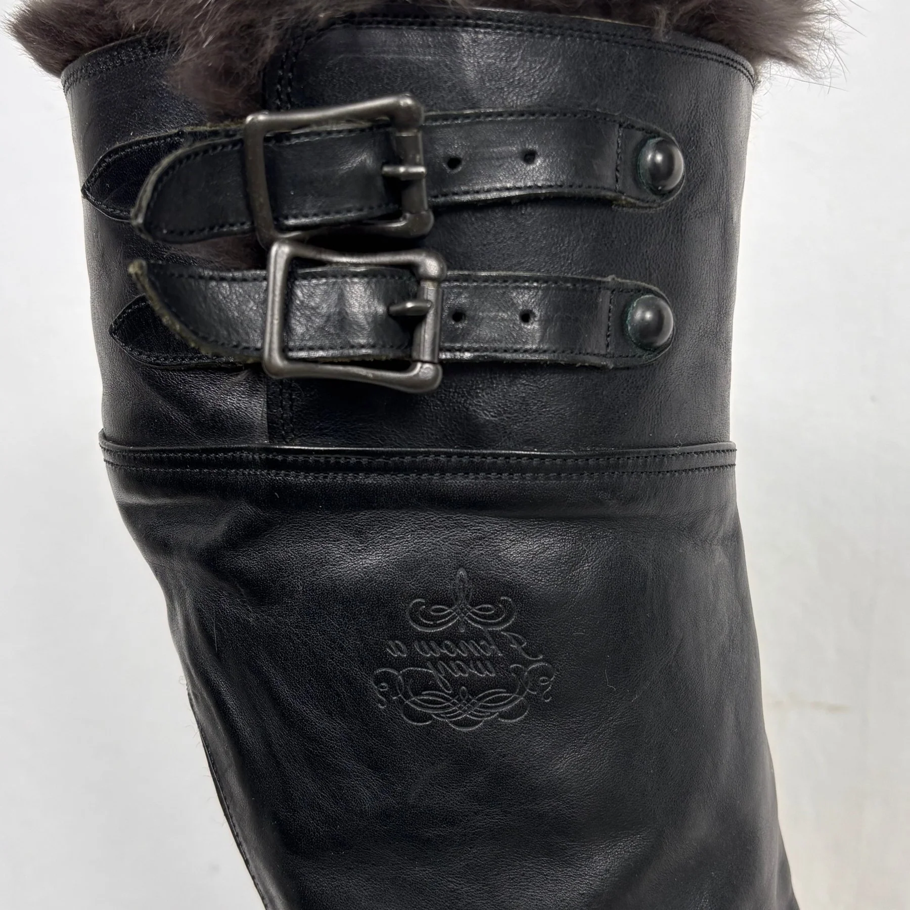 00s Alfredo Bannister Fur Lined Boots - Image 7