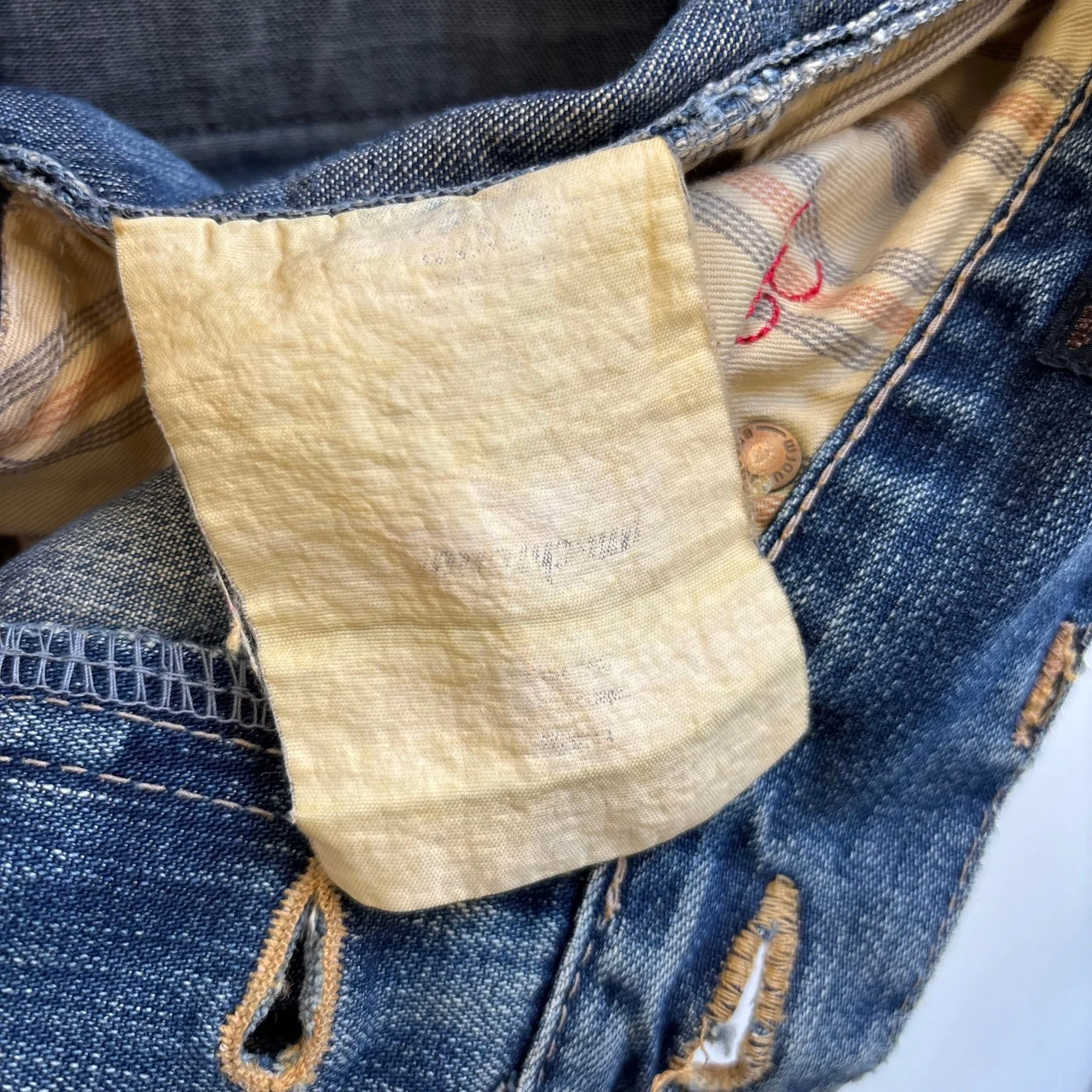 Anachronorm Distressed Patchwork Jeans - Image 20
