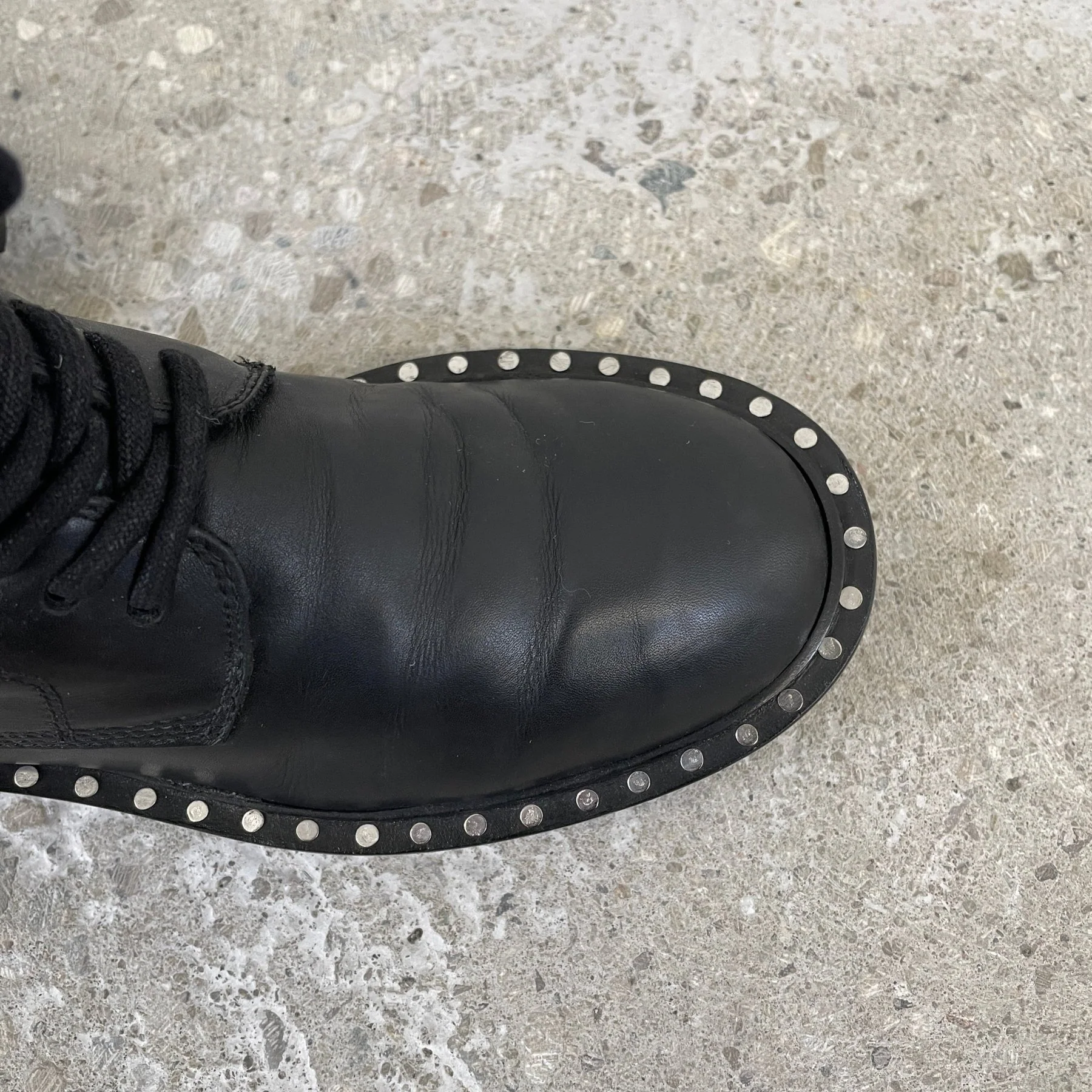 Ann Demeulemeester Nailed Sole Combat Boots - Image 5