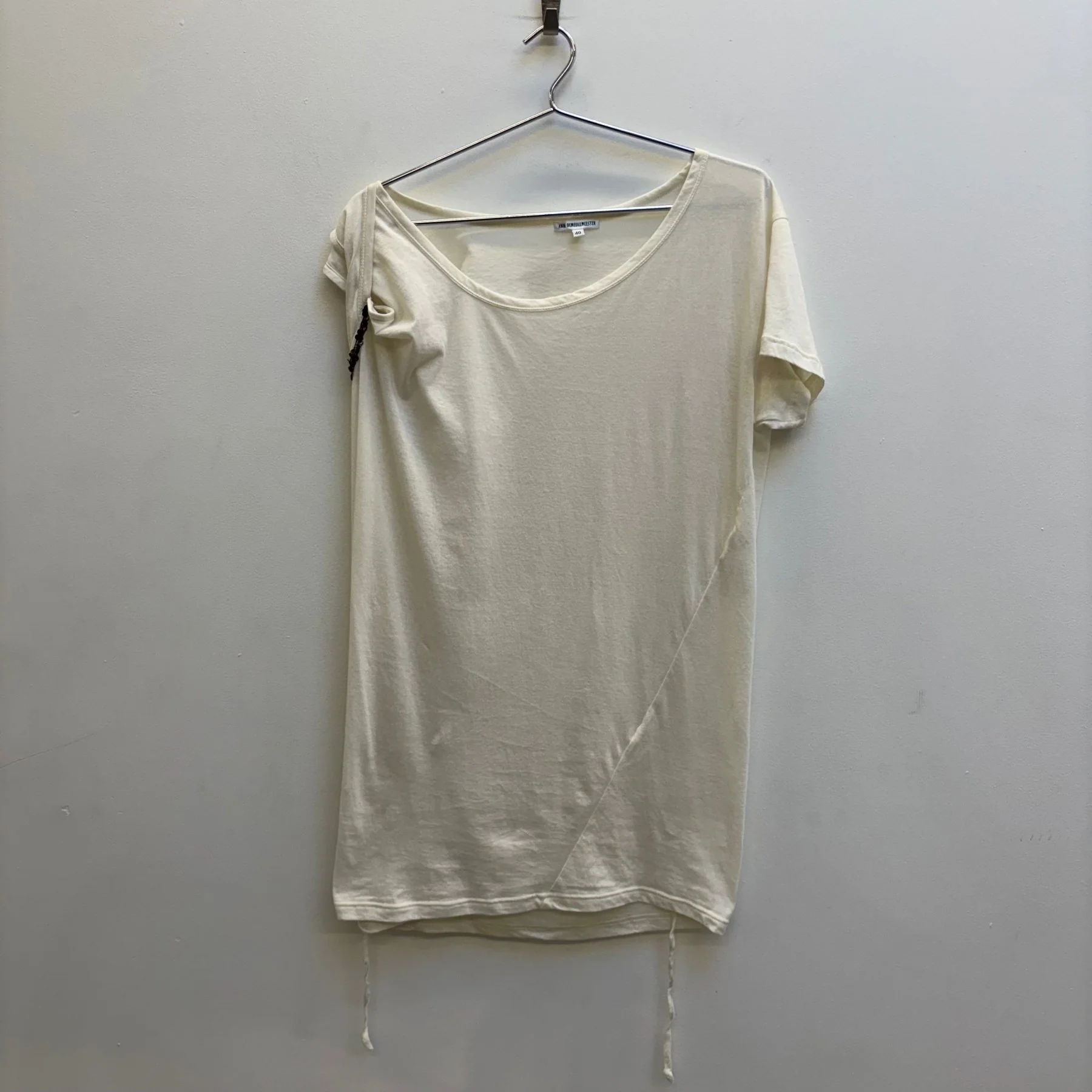Ann Demeulemeester Off The Shoulder Sheer Top