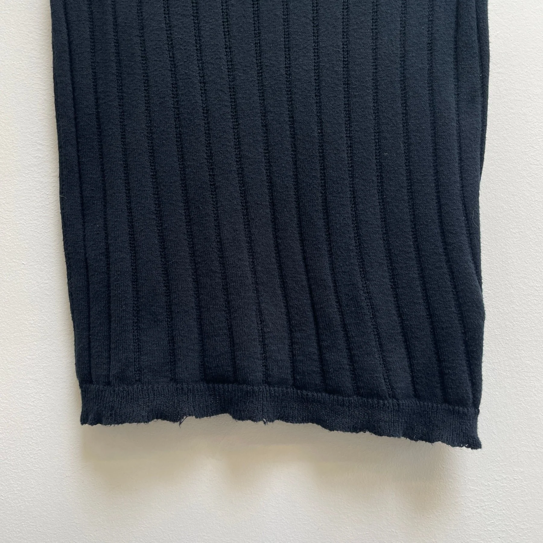 90s Ann Demeulemeester Sleeveless Ribbed Top - Image 5
