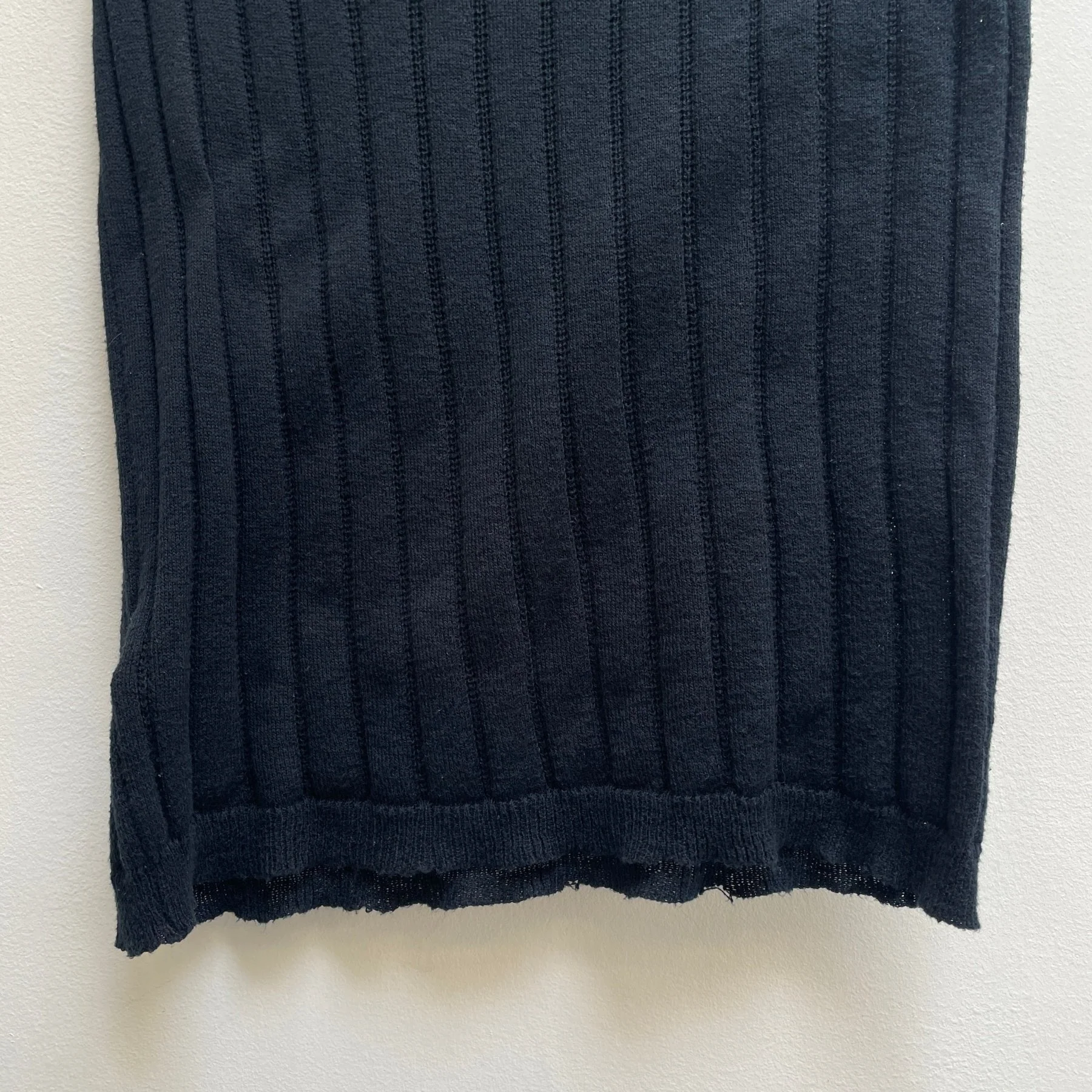 90s Ann Demeulemeester Sleeveless Ribbed Top - Image 8