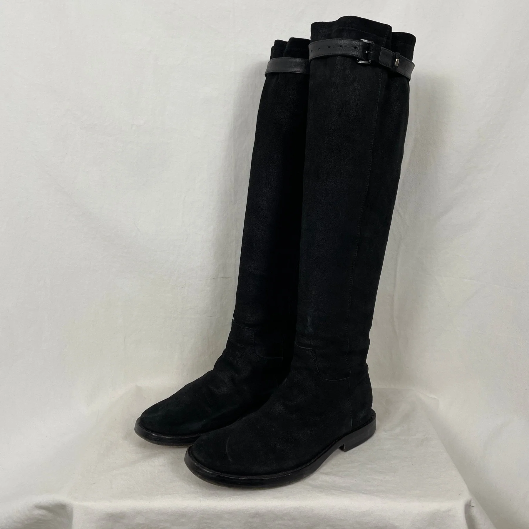 Ann Demeulemeester Suede Riding Boots - Image 3