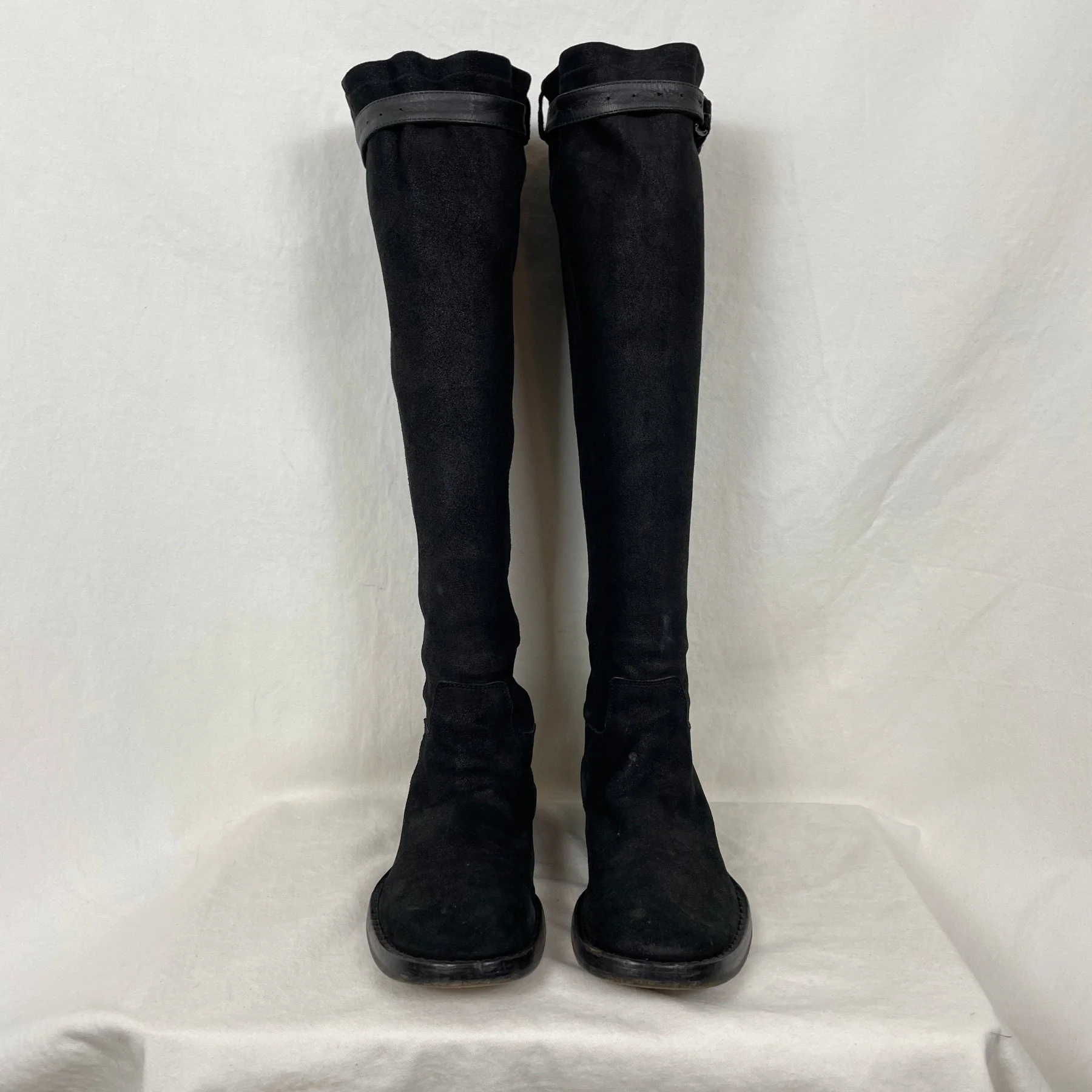 Ann Demeulemeester Suede Riding Boots - Image 4