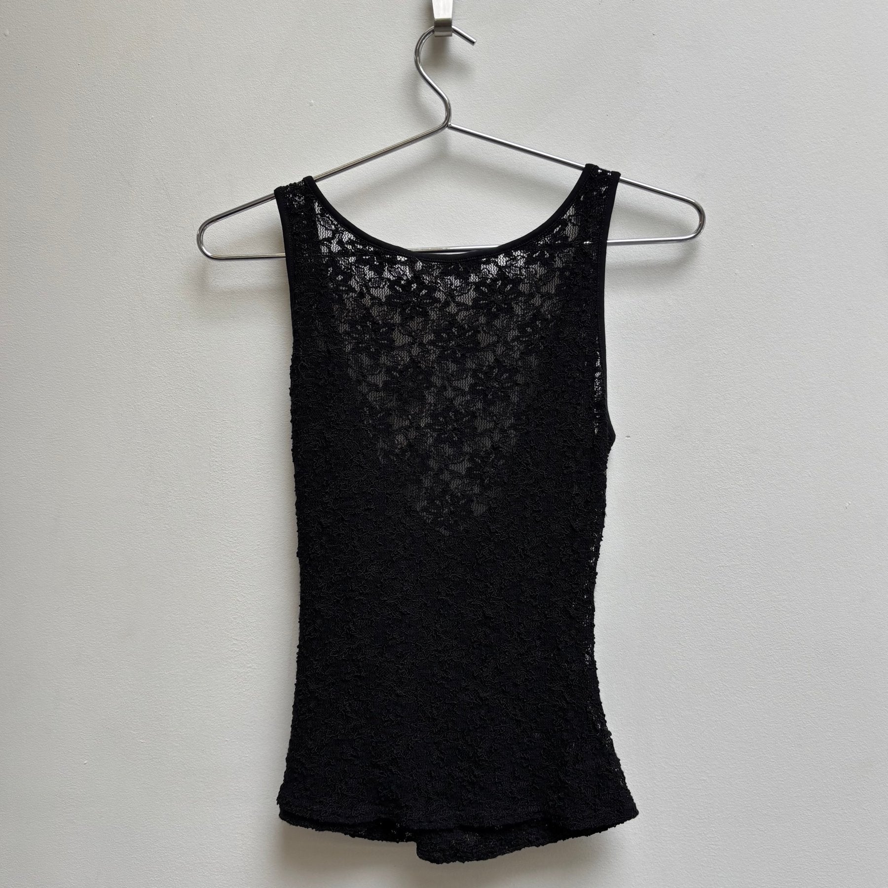 Anne Fontaine Lace Front Wrap Tank Top - Image 2