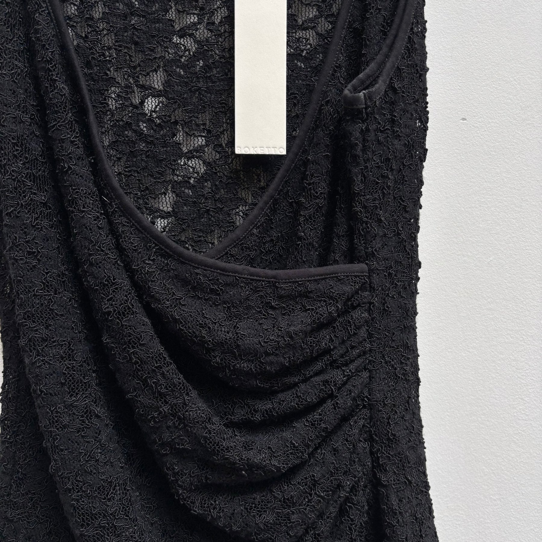 Anne Fontaine Lace Front Wrap Tank Top - Image 4