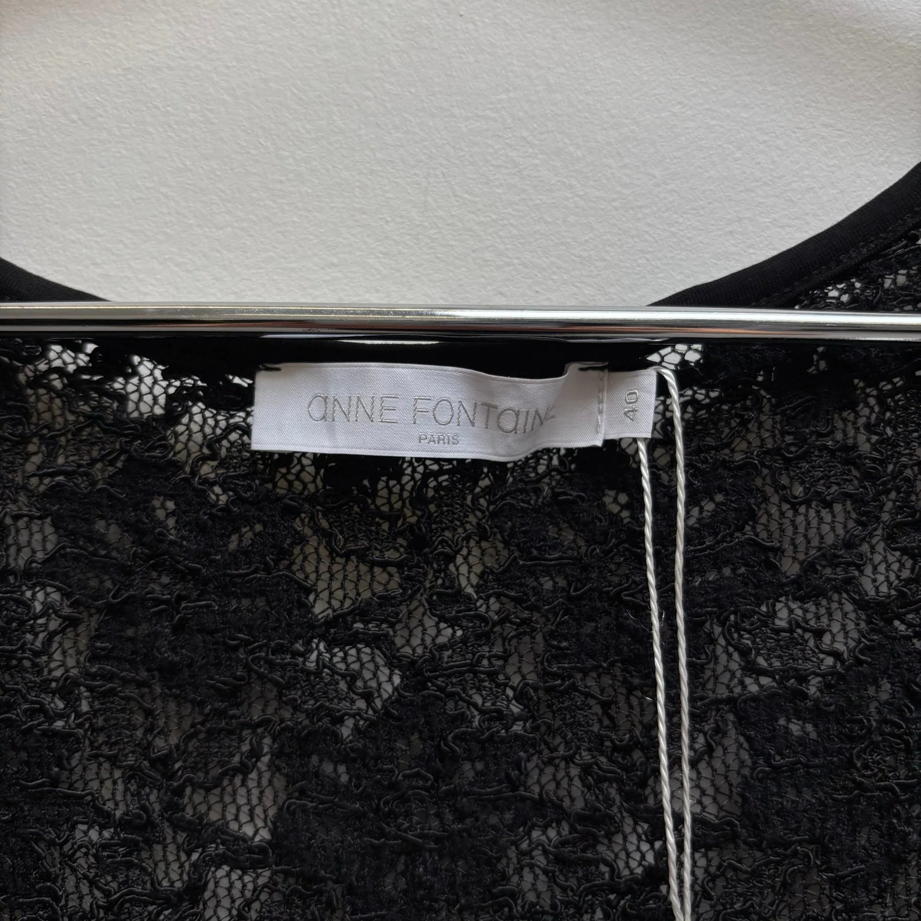Anne Fontaine Lace Front Wrap Tank Top - Image 8