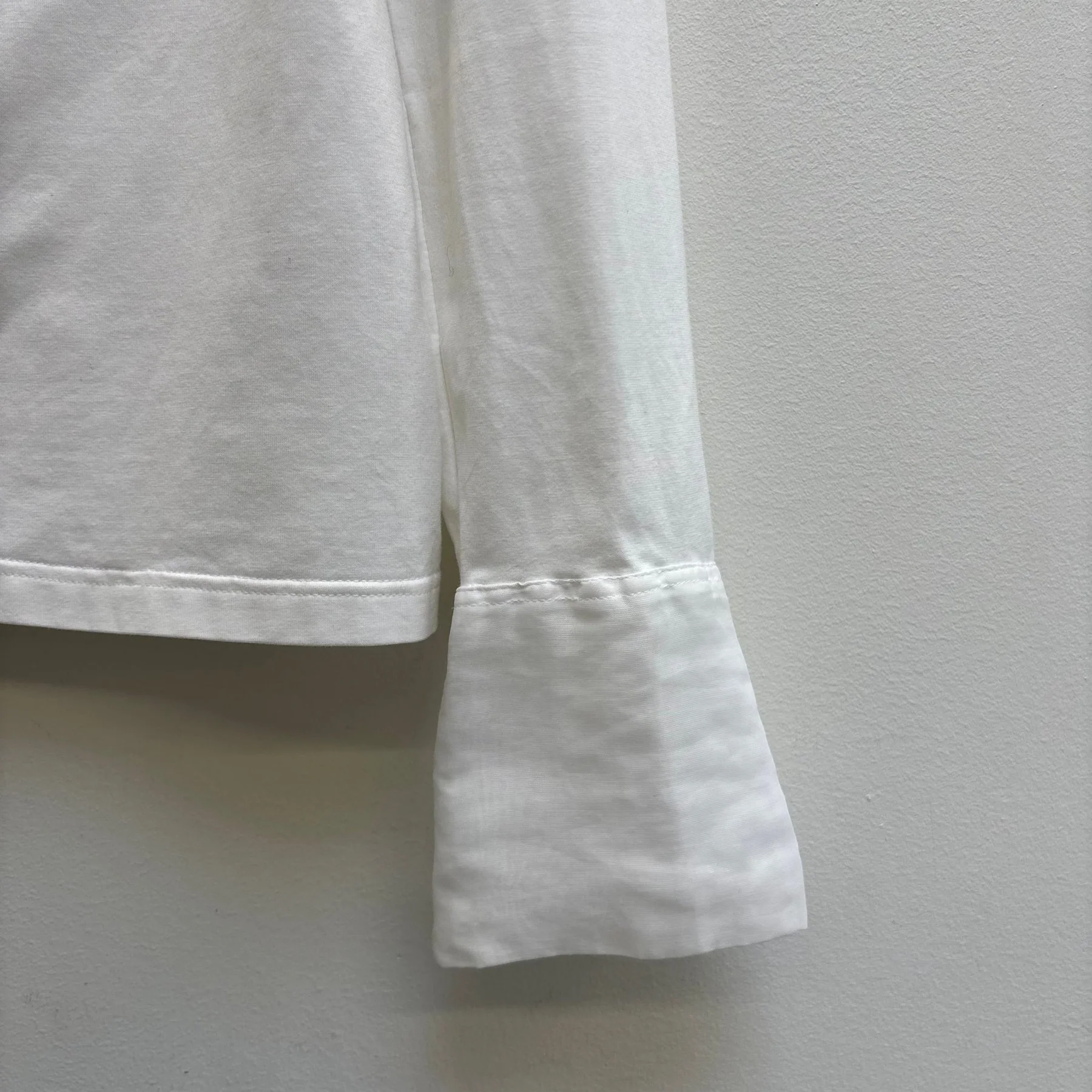 Anne Fontaine Pointed Collar Button Up Blouse - Image 5