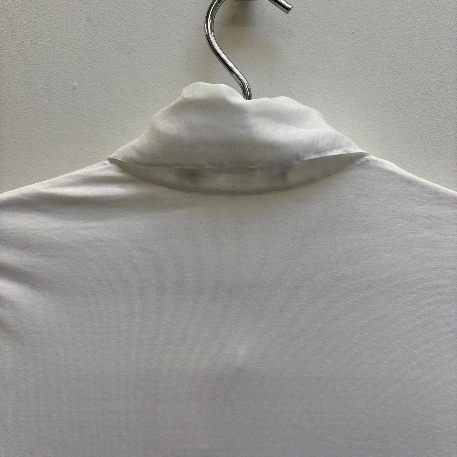 Anne Fontaine Pointed Collar Button Up Blouse - Image 6