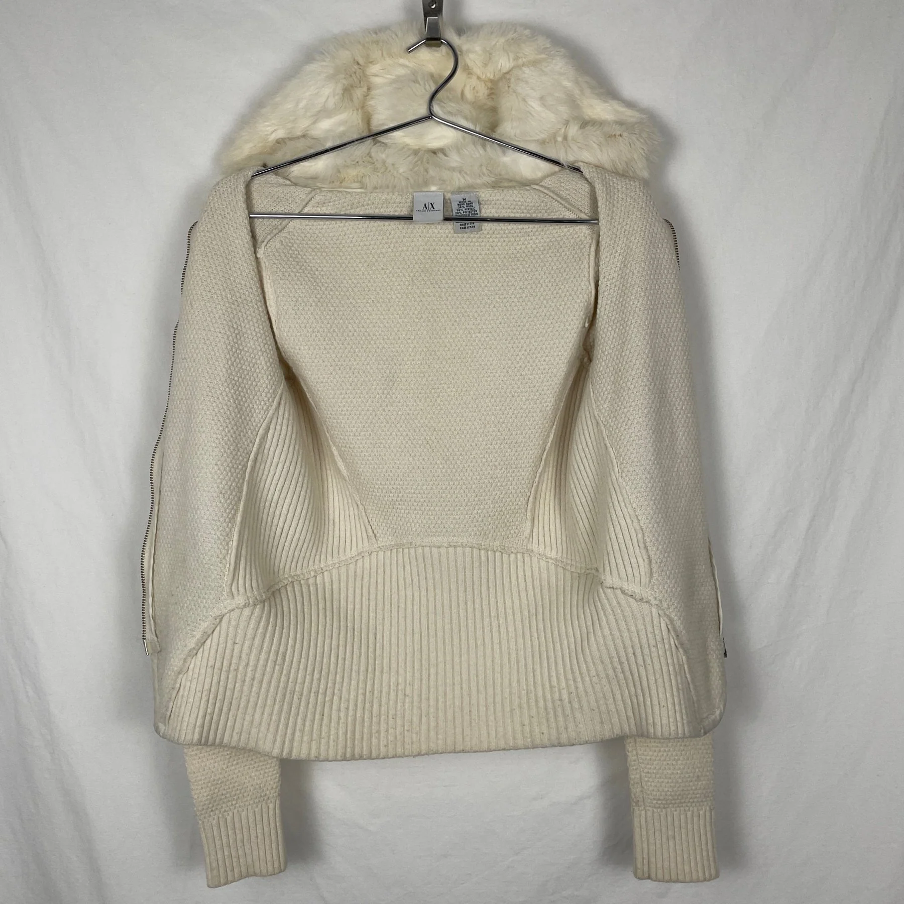 00s Armani Rabbit Fur Hoodie - Image 6