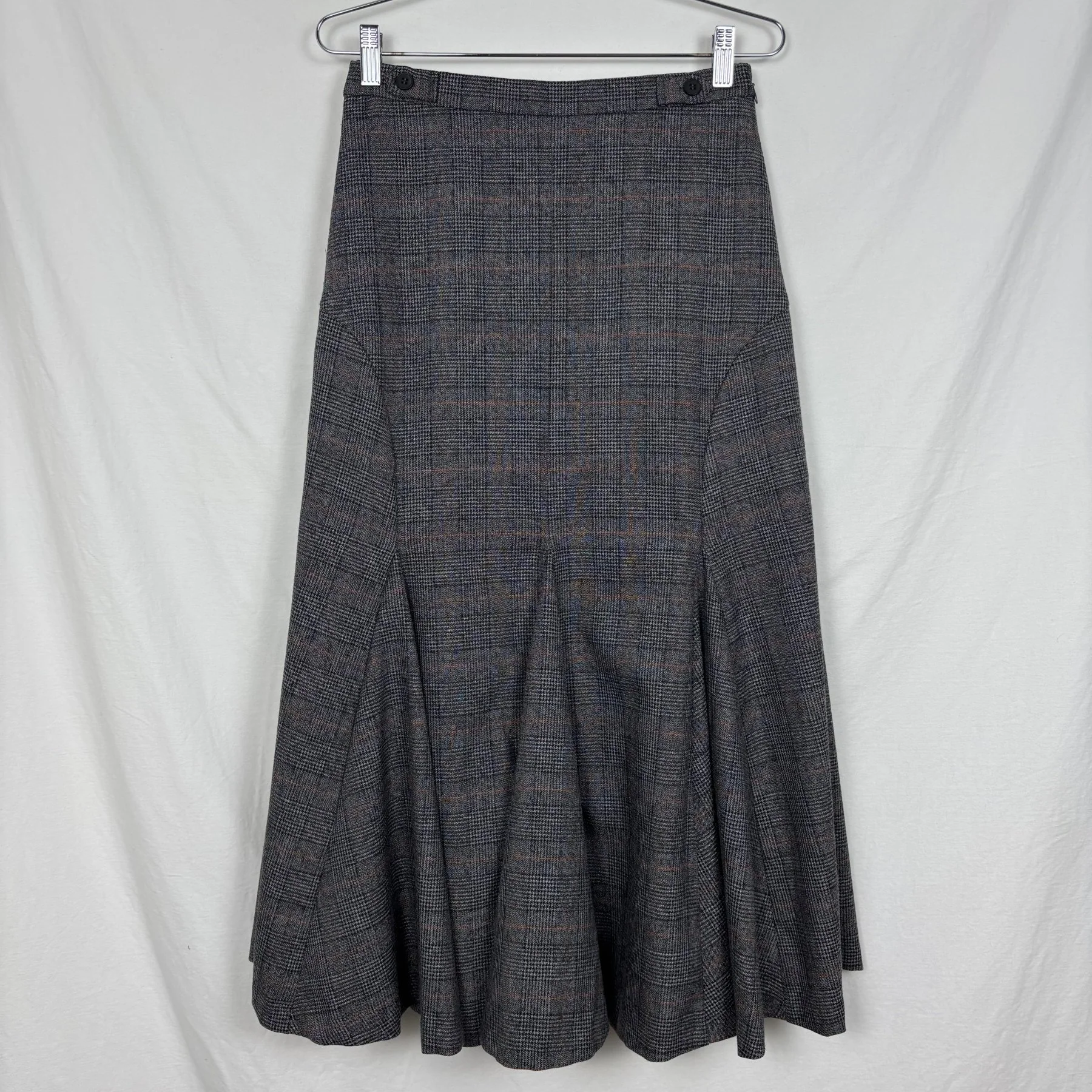Atsuro Tayama Plaid Maxi Skirt