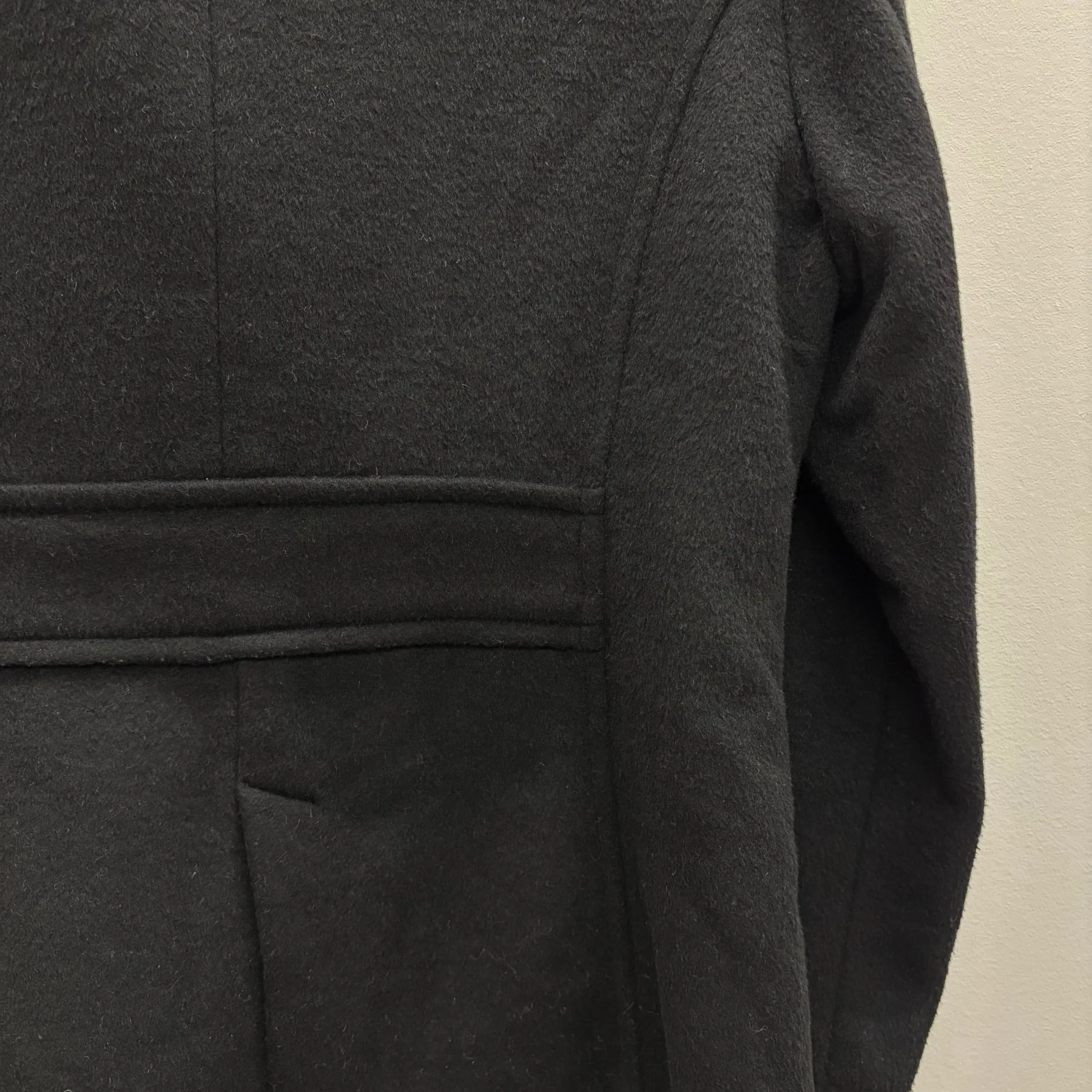 Atsuro Tayama Wool Double Breasted Peacoat - Image 11