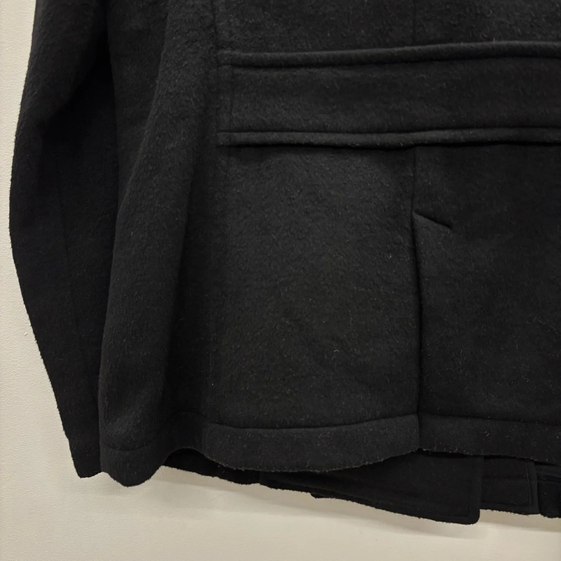 Atsuro Tayama Wool Double Breasted Peacoat - Image 12