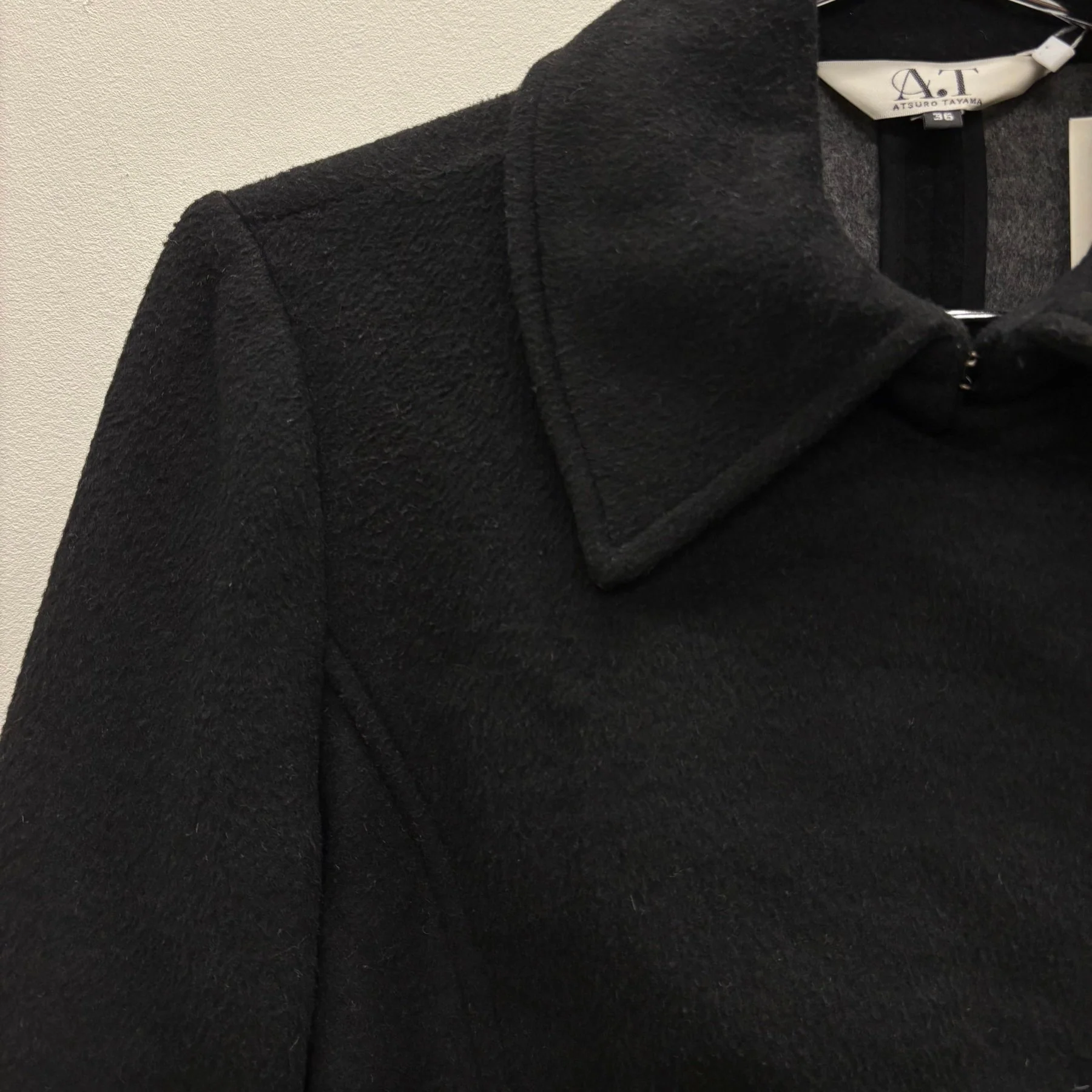 Atsuro Tayama Wool Double Breasted Peacoat - Image 5