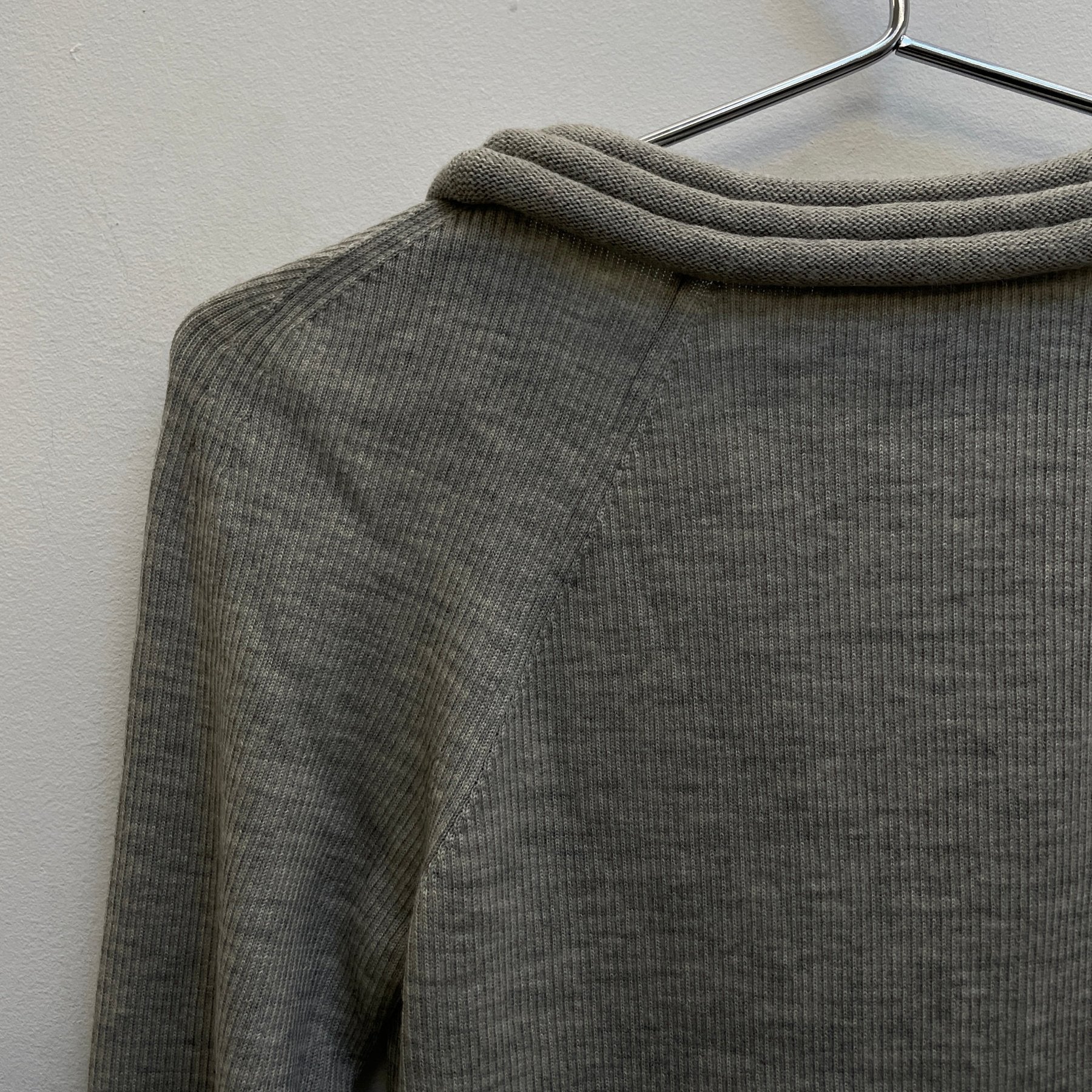 AW07 Undercover “Knit” Rolled V-Neck Longsleeve Undercover - Image 7