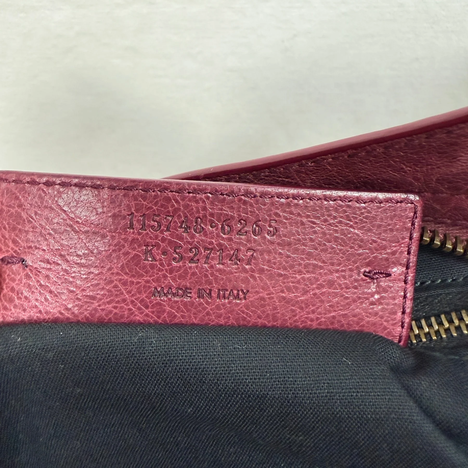 FW12 Balenciaga City Bag Wine Red - Image 13