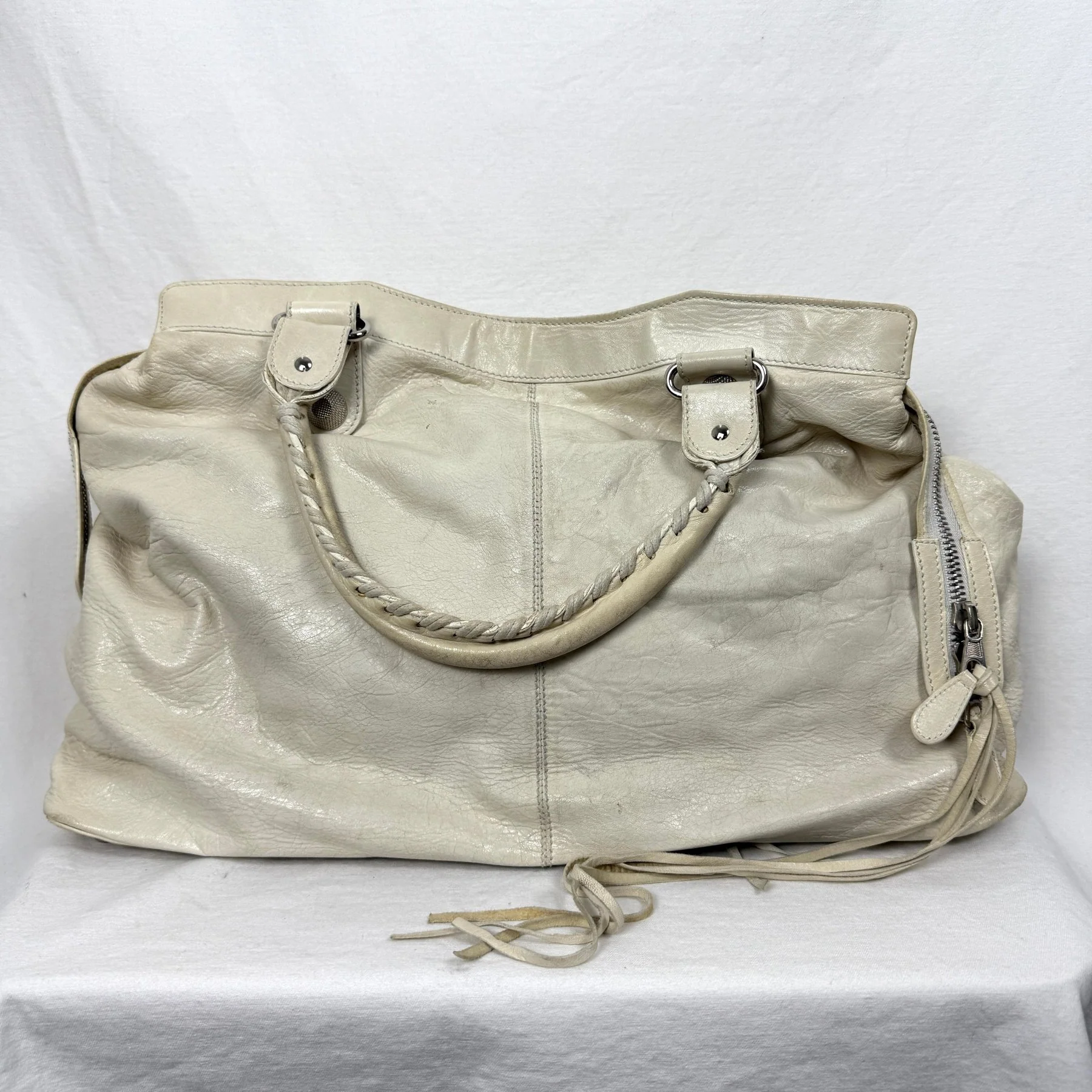 Balenciaga Giant Work Bag In Ivory - Image 2