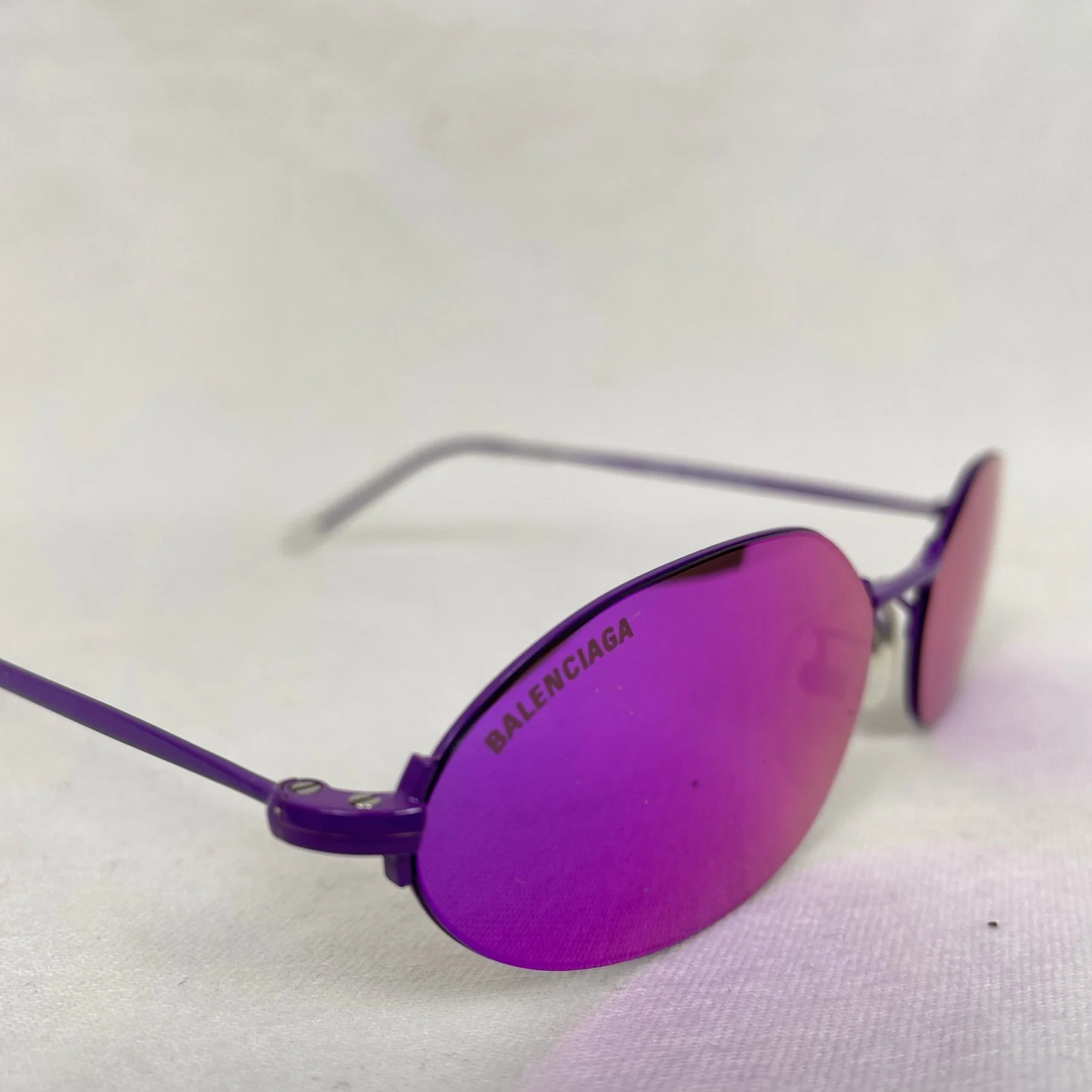 Balenciaga Iridescent Tint Sunglasses - Image 6