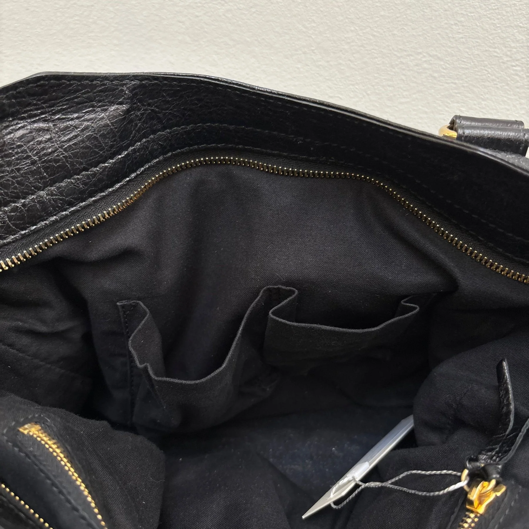 Balenciaga Velo Motocross Leather Handbag - Image 17