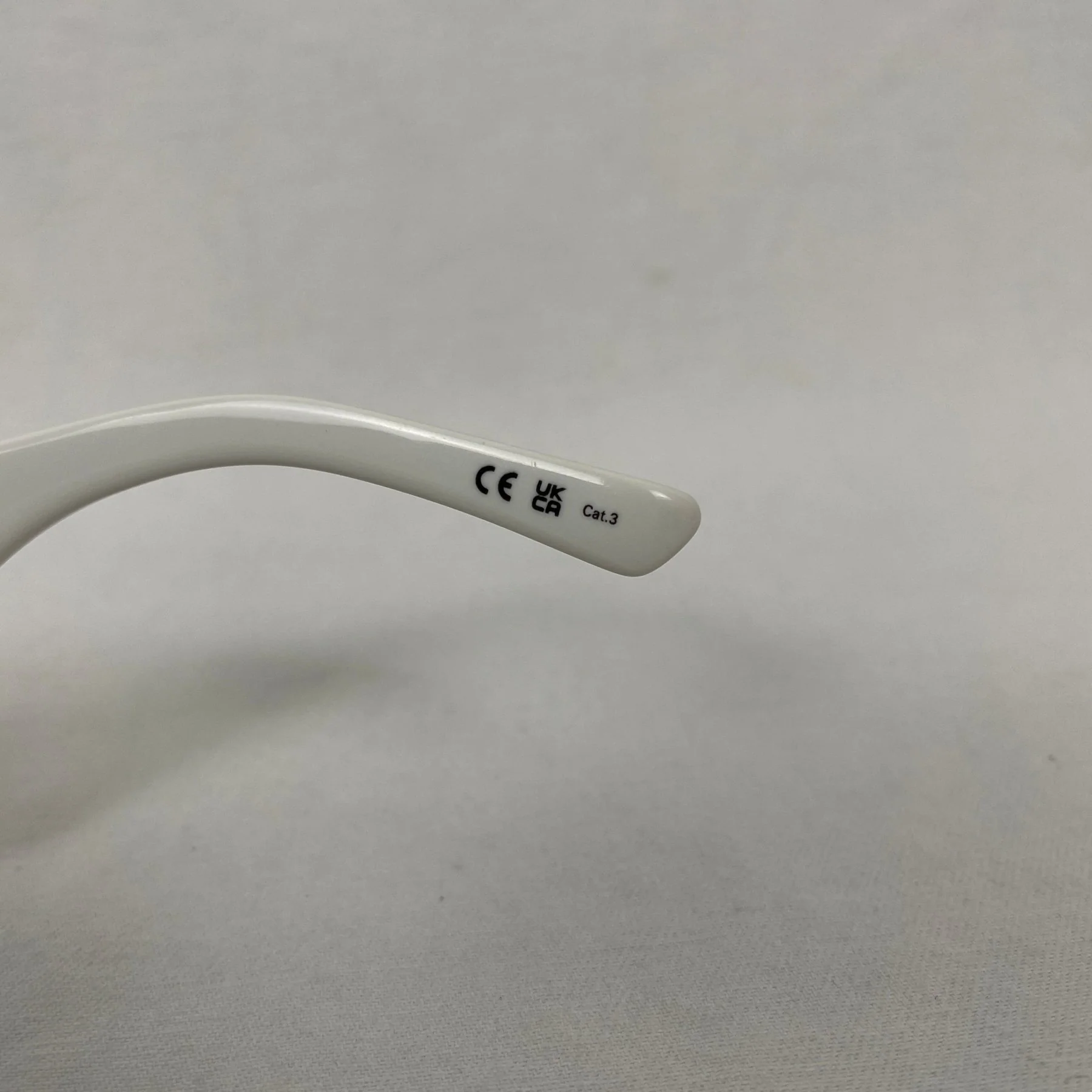 Balenciaga White Alien Sunglasses - Image 8