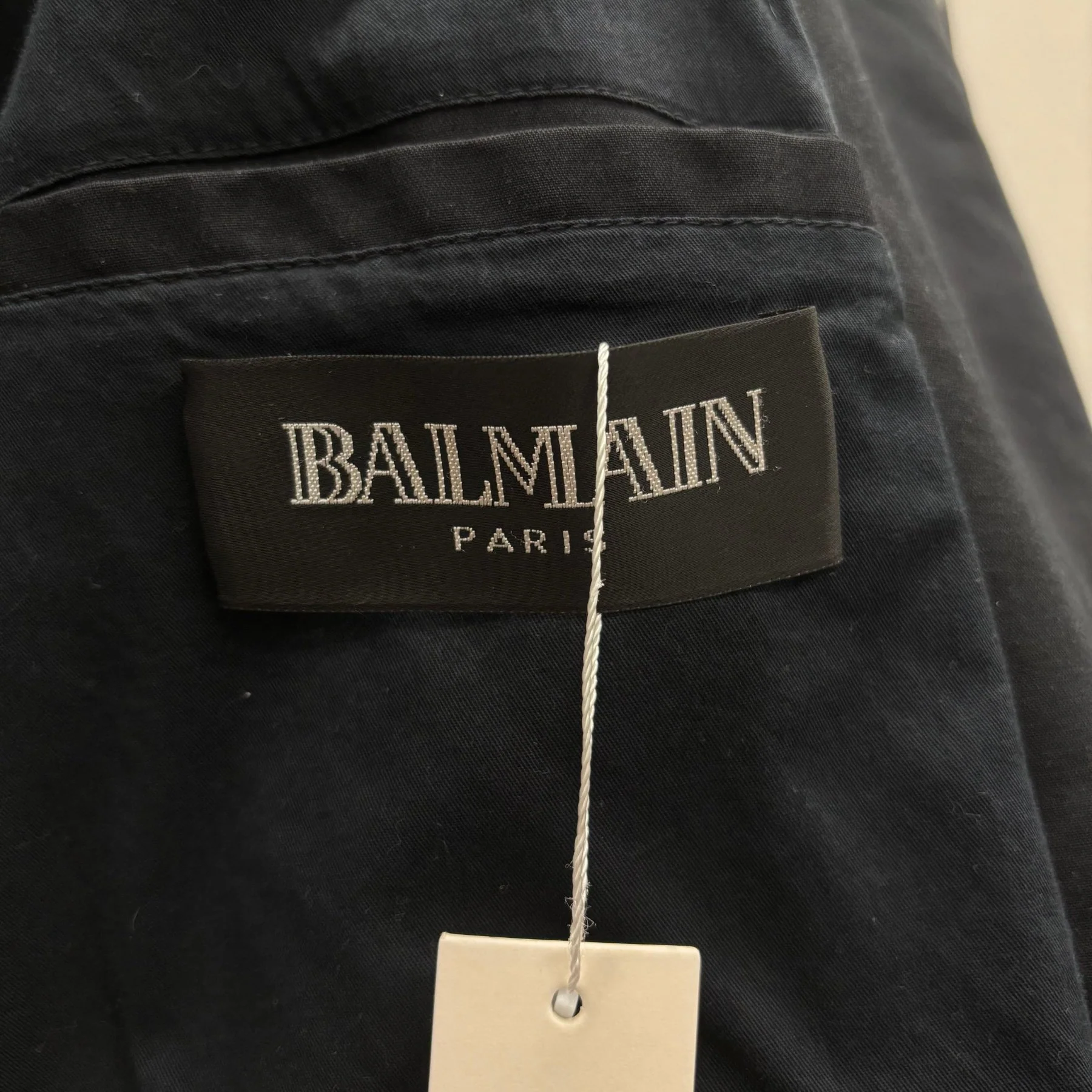 Balmain Biker Parka High Collar Jacket - Image 19