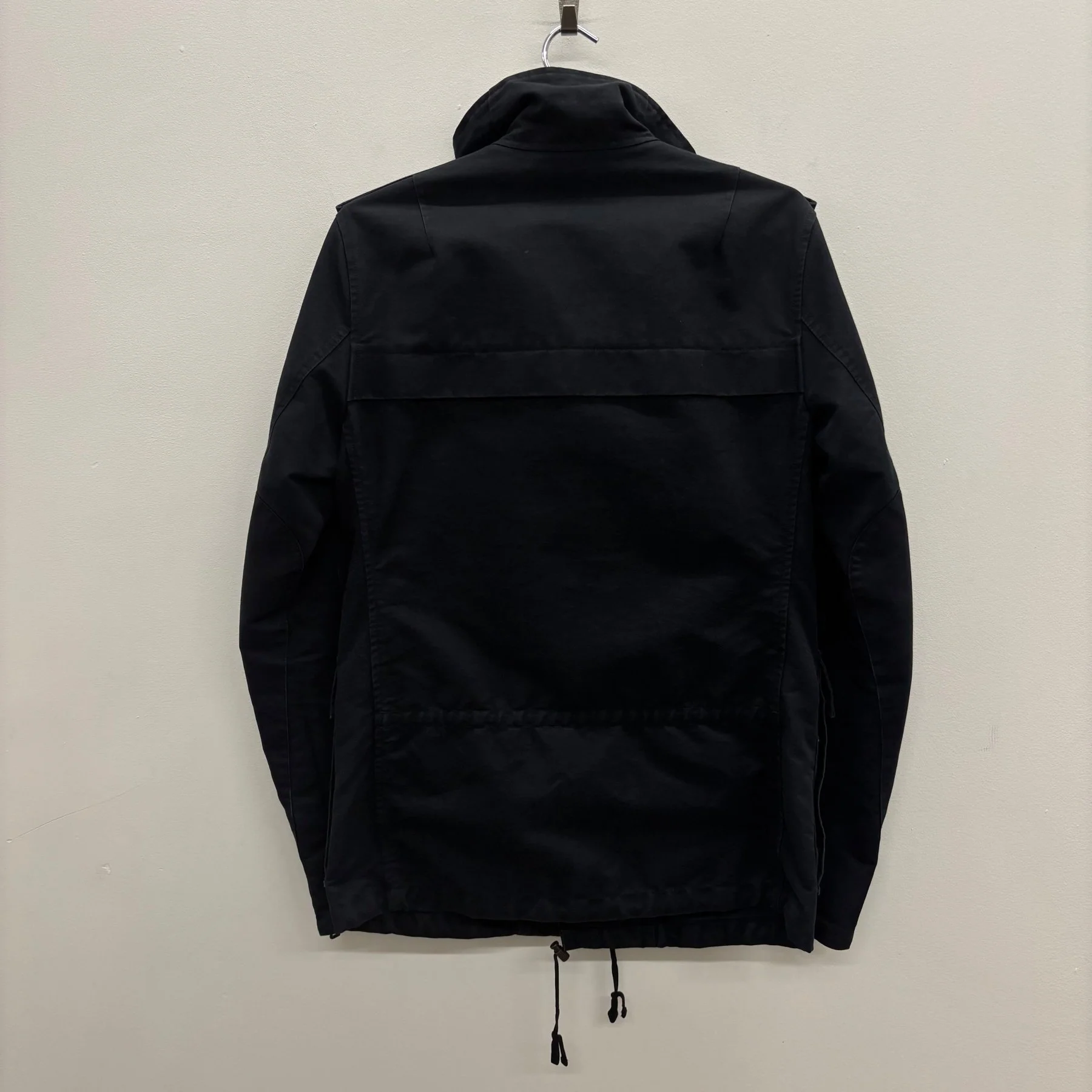 Balmain Biker Parka High Collar Jacket - Image 2