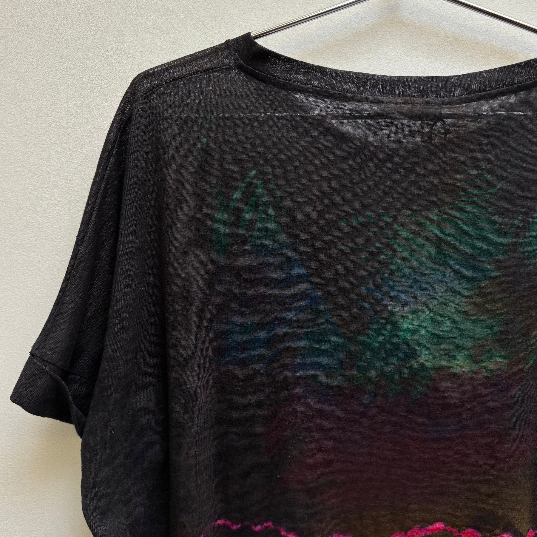 Balmain Paris Linen Graphic T-Shirt - Image 6