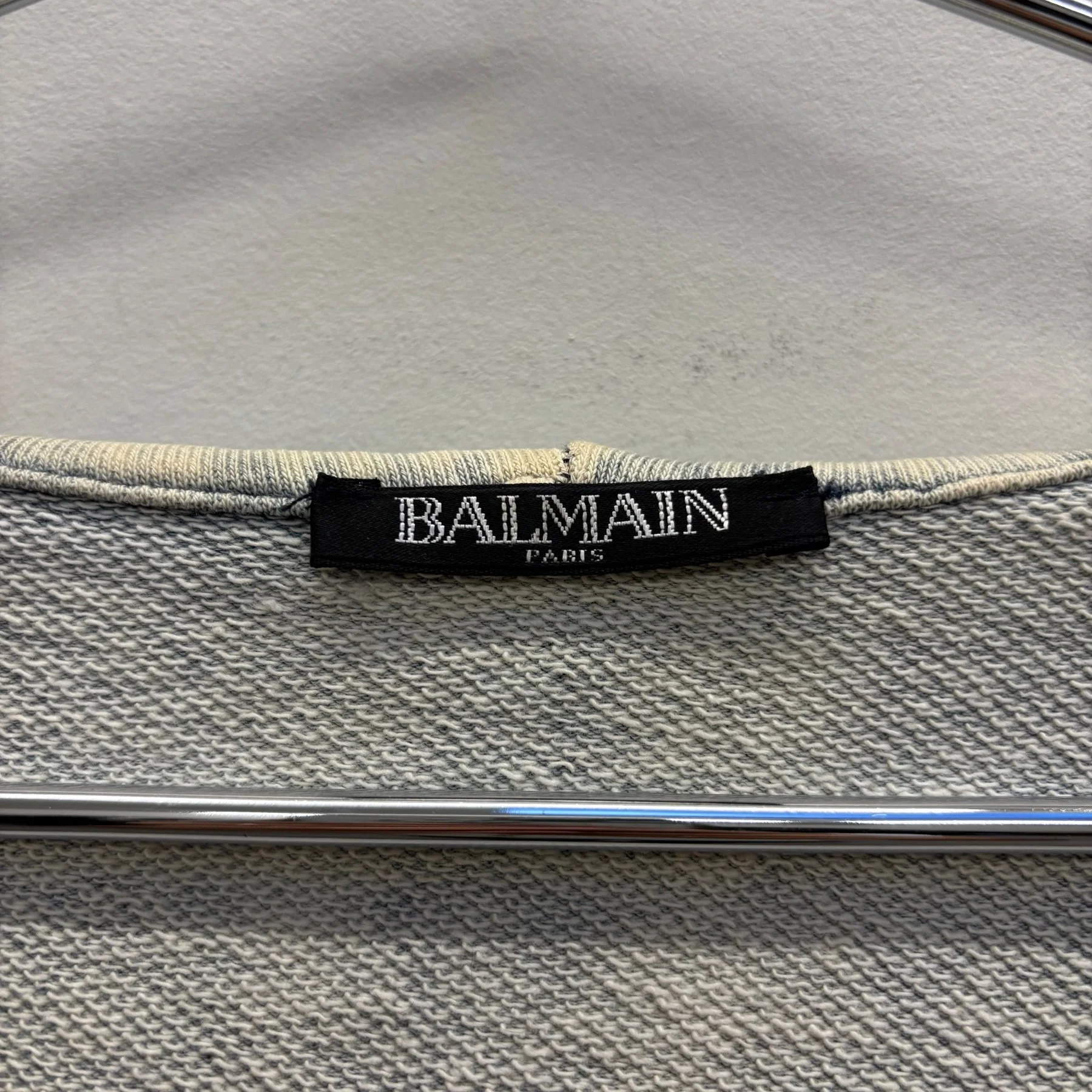 Balmain Semi Washed Zip Up Hoodie - Image 13
