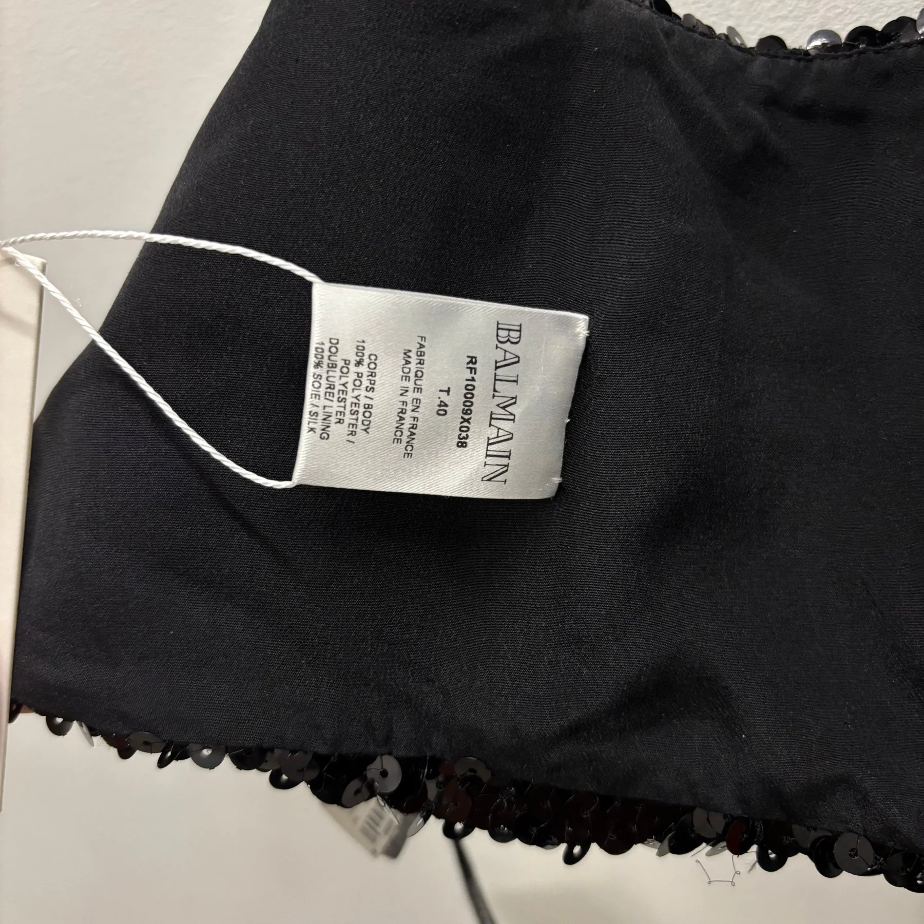 Balmain Sequence Rose Halter Top - Image 12
