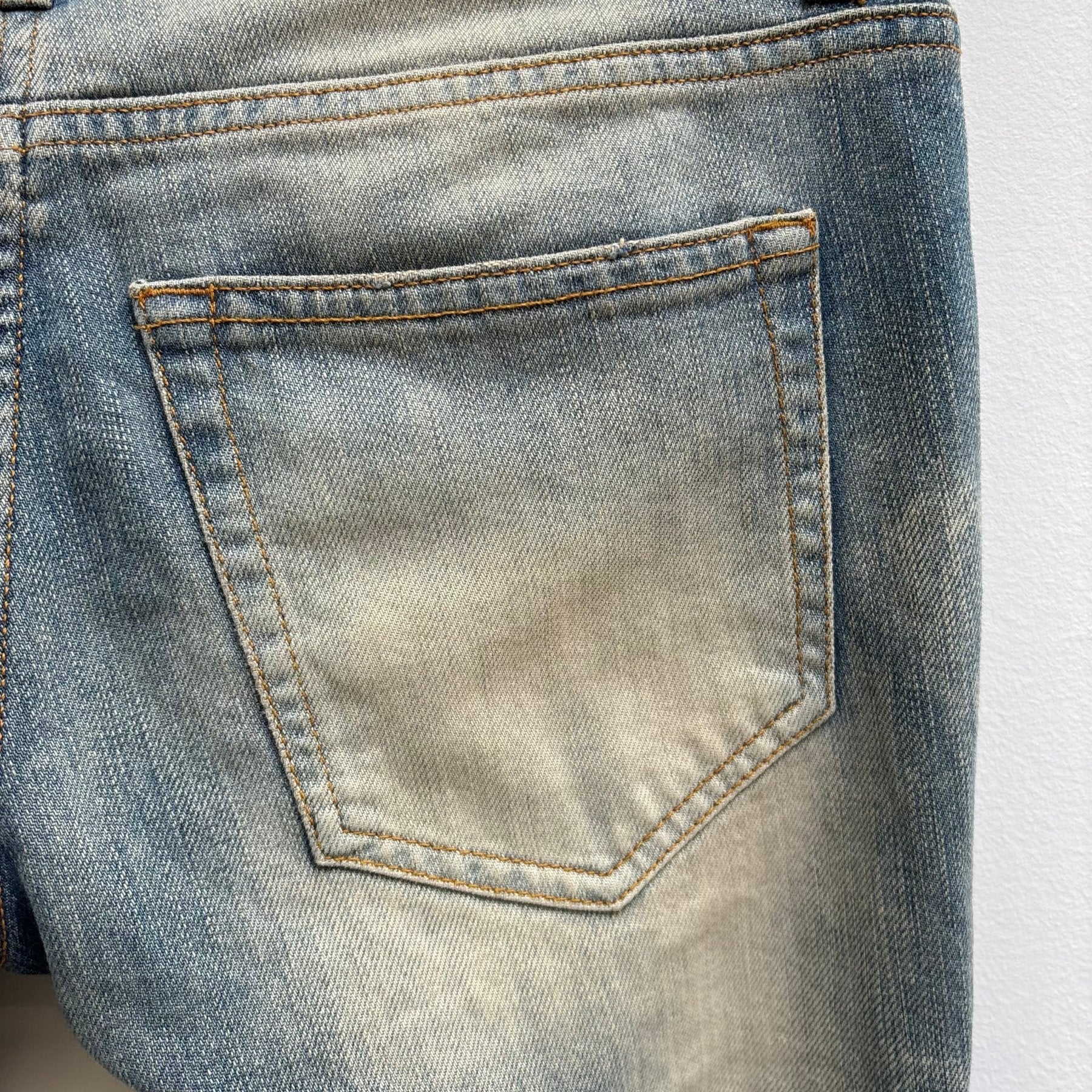 FW11 Balmain Studded Low Rise Skinny Jeans - Image 12