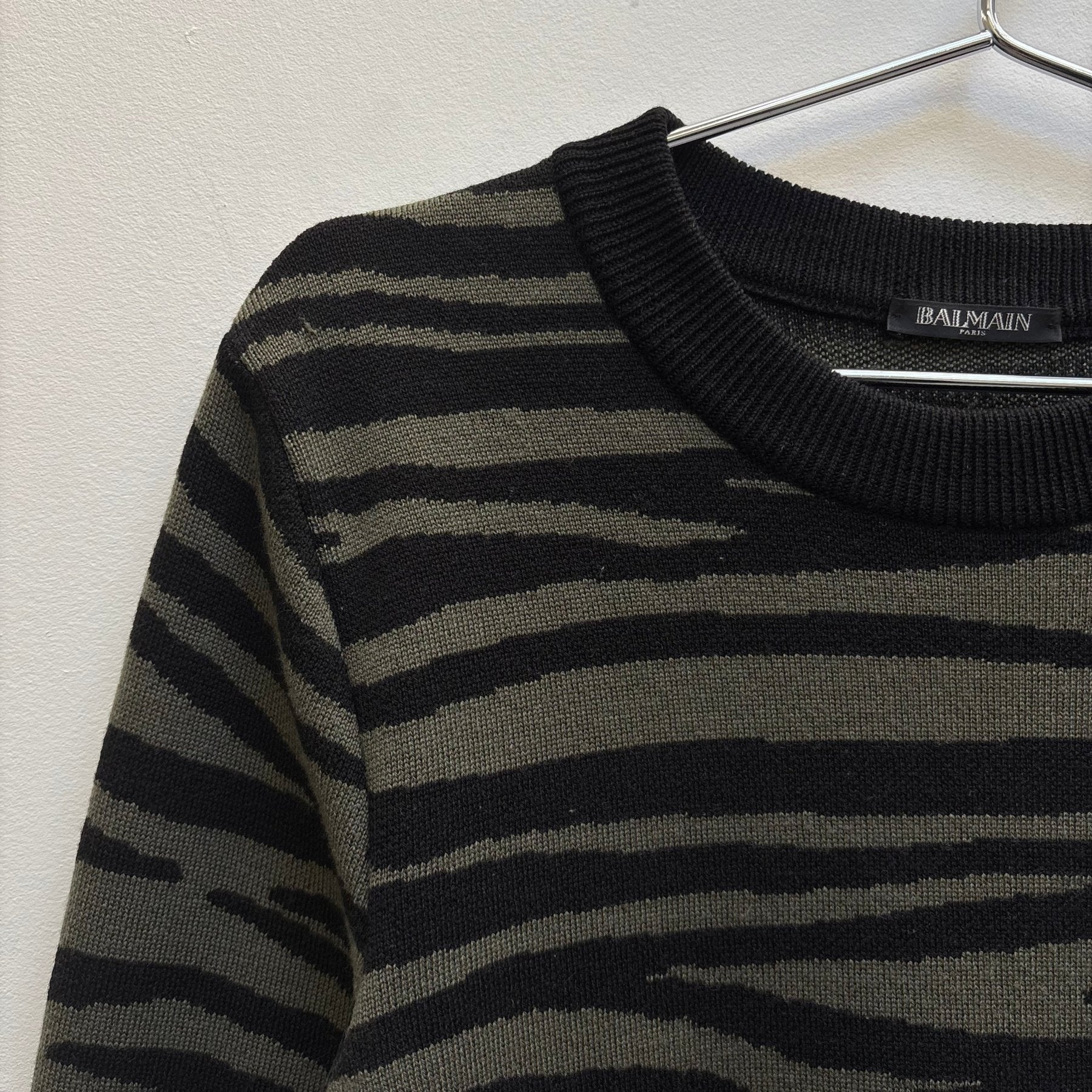 Balmain Tiger Print Knit Sweater - Image 5