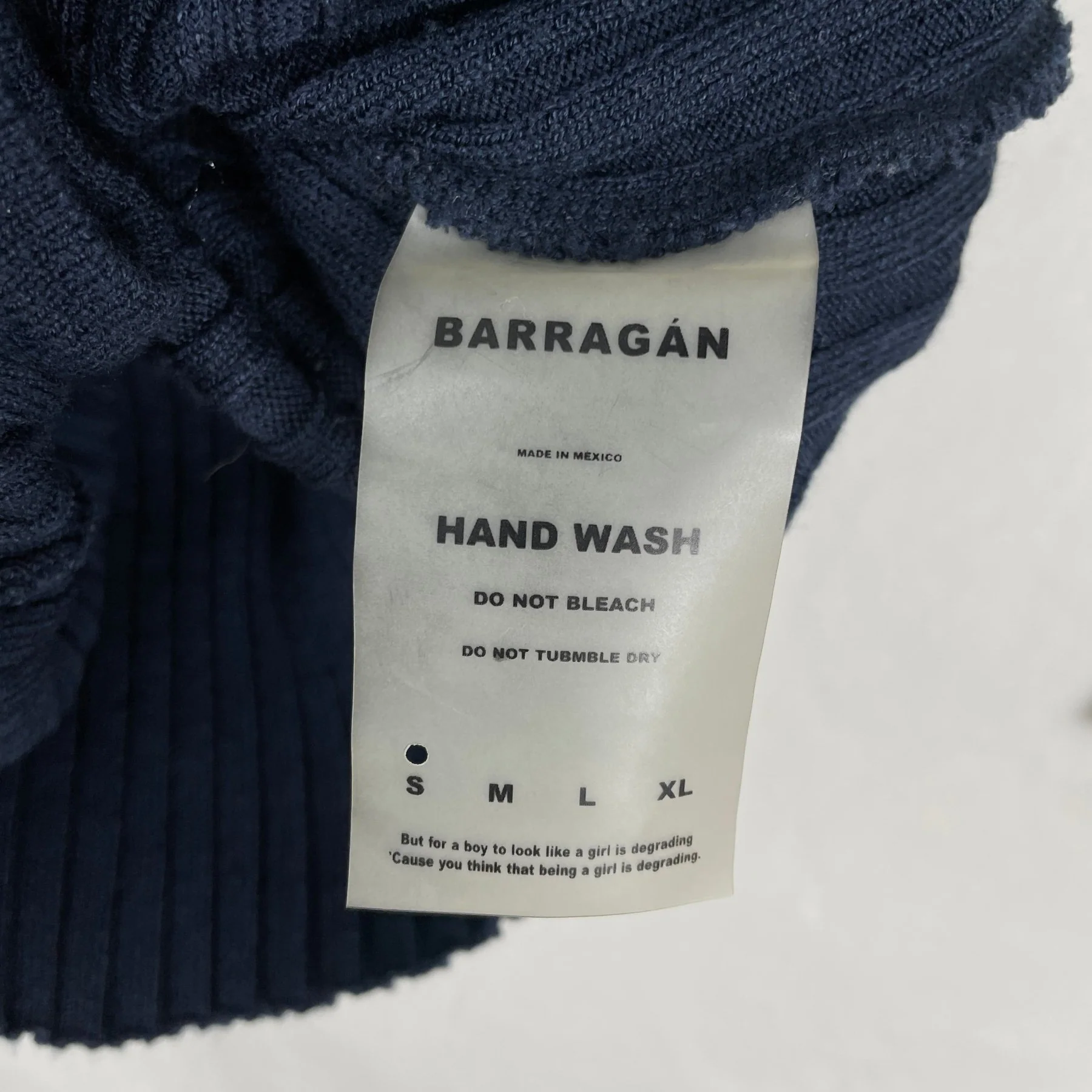 Barragan Ribbed Knit Dress Small - Image 6