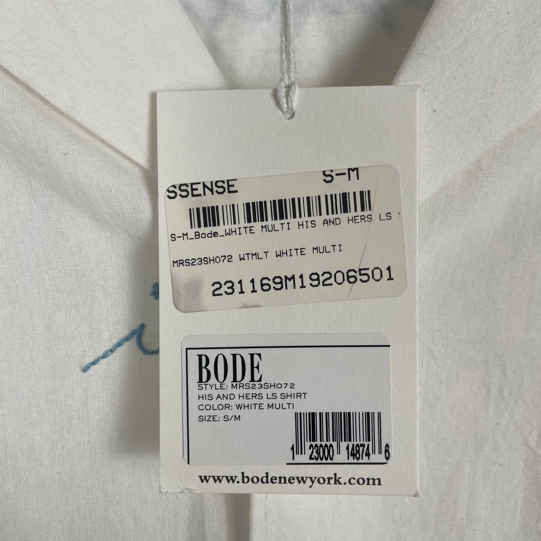 Bode Embroidered Button Up Shirt - Image 10