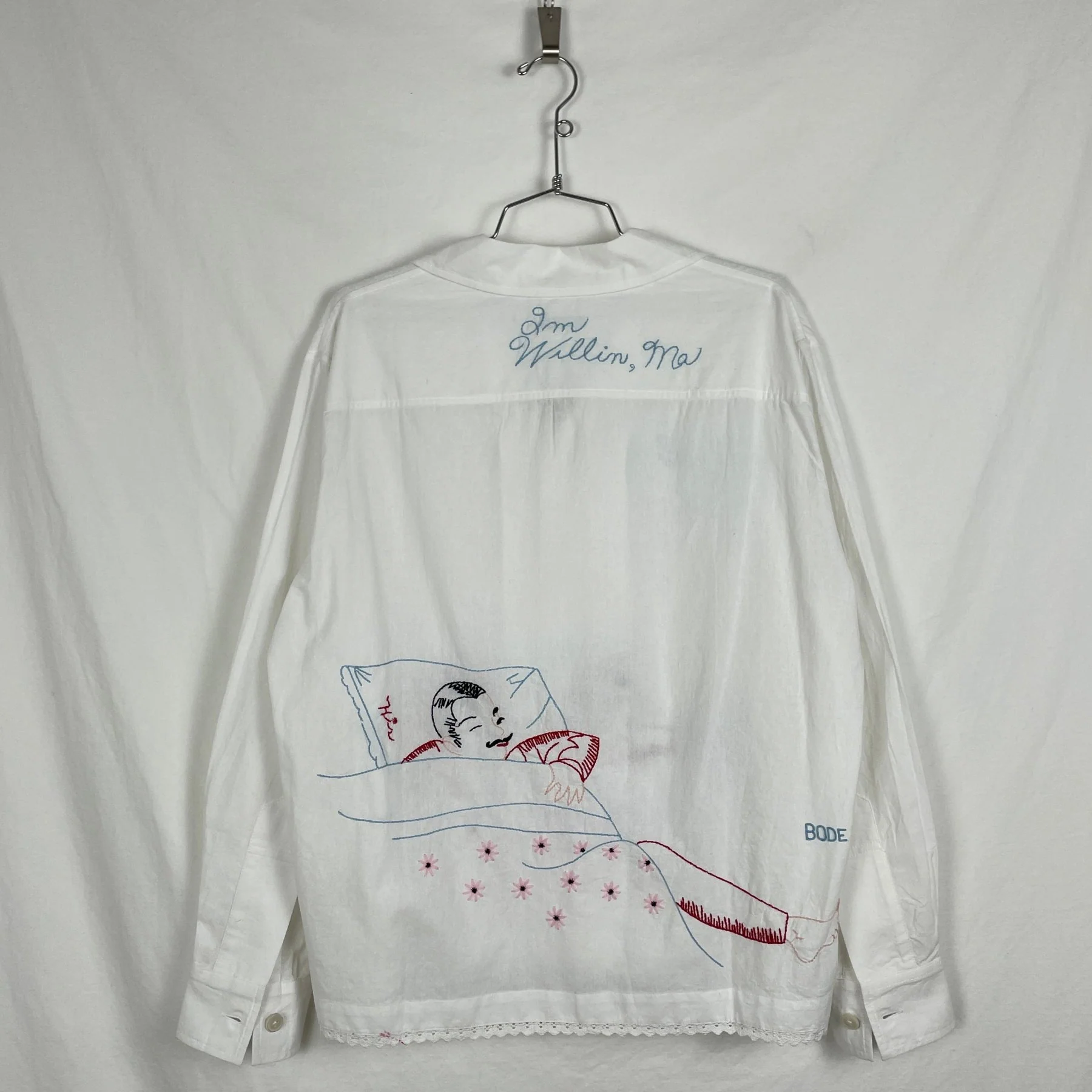 Bode Embroidered Button Up Shirt - Image 6