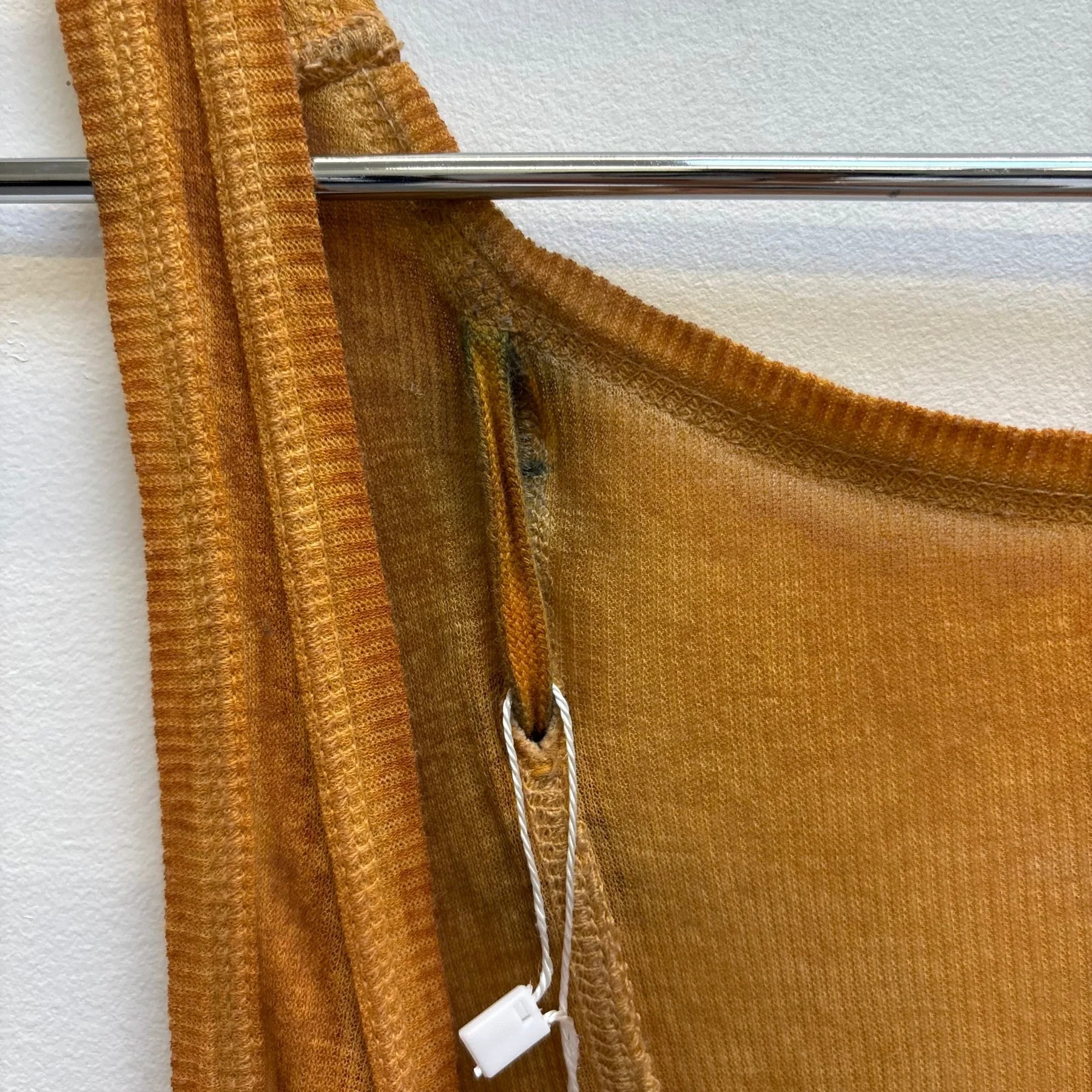 Boris Bidjan Saberi Burnt Yellow Tank Top - Image 11