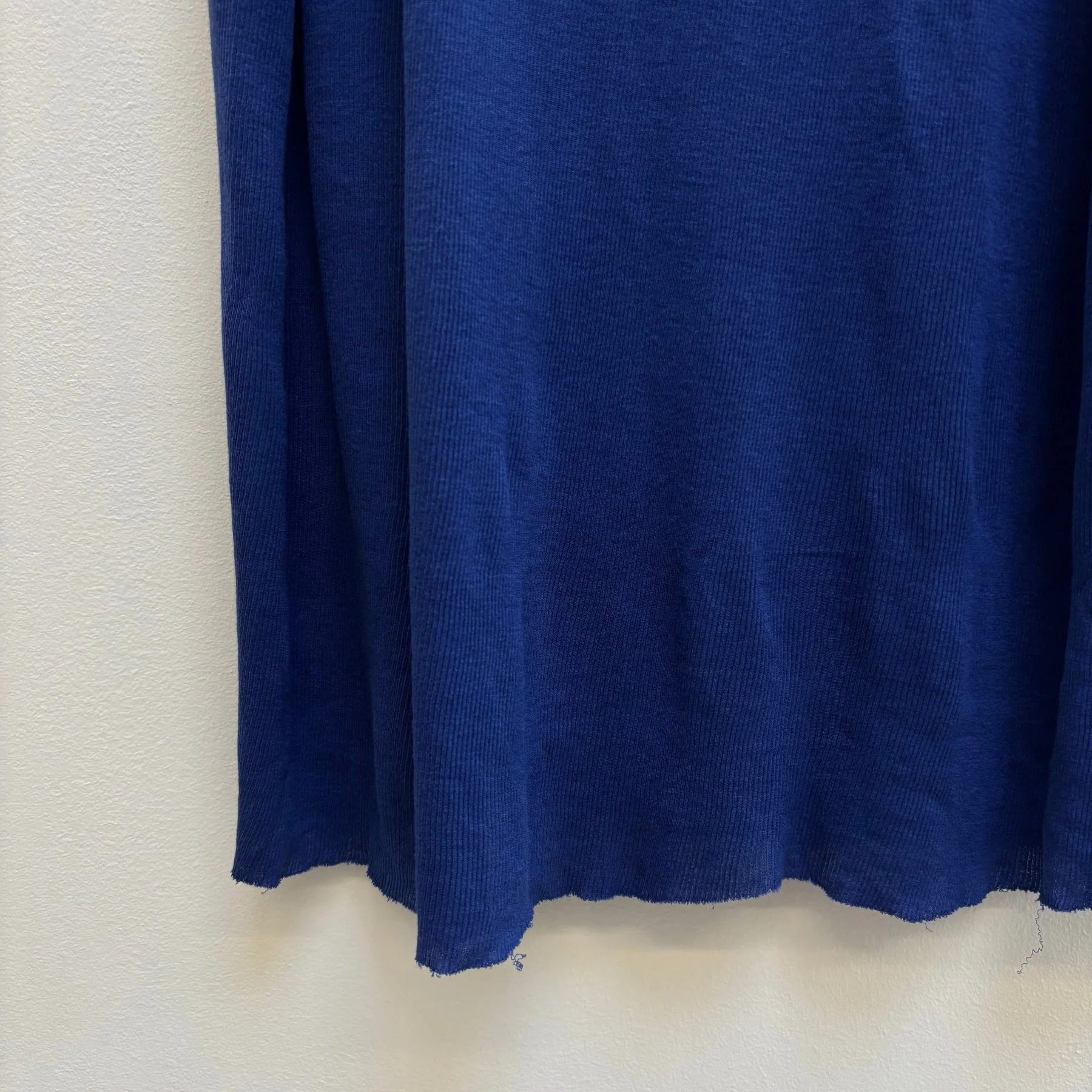 Boris Bidjan Saberi Nuclear Blue Micro Rib Tank Top - Image 4