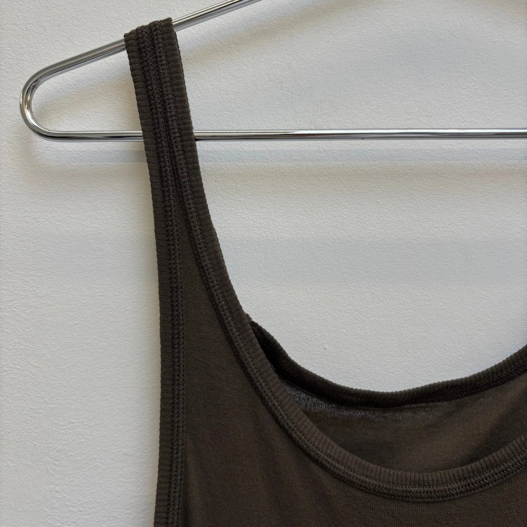 Boris Bidjan Saberi Military Green Tank Top - Image 3