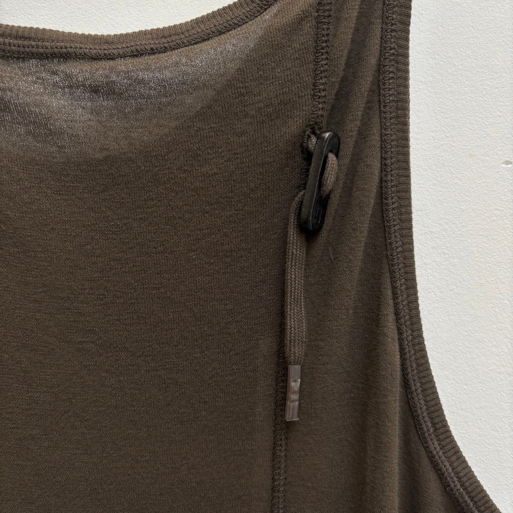 Boris Bidjan Saberi Military Green Tank Top - Image 6