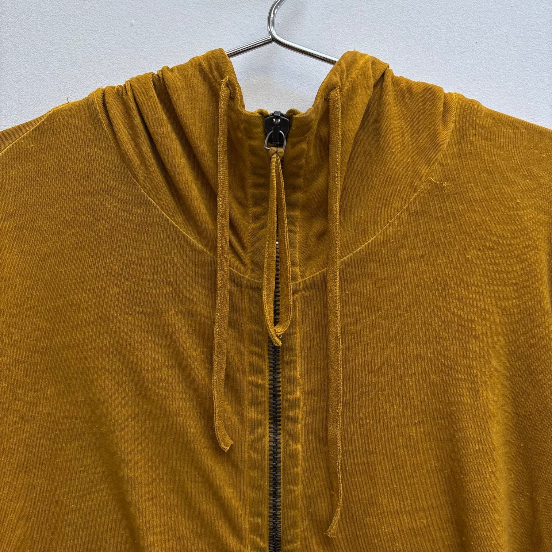 Boris Bidjan Saberi Mustard Zip Up Hoodie - Image 3
