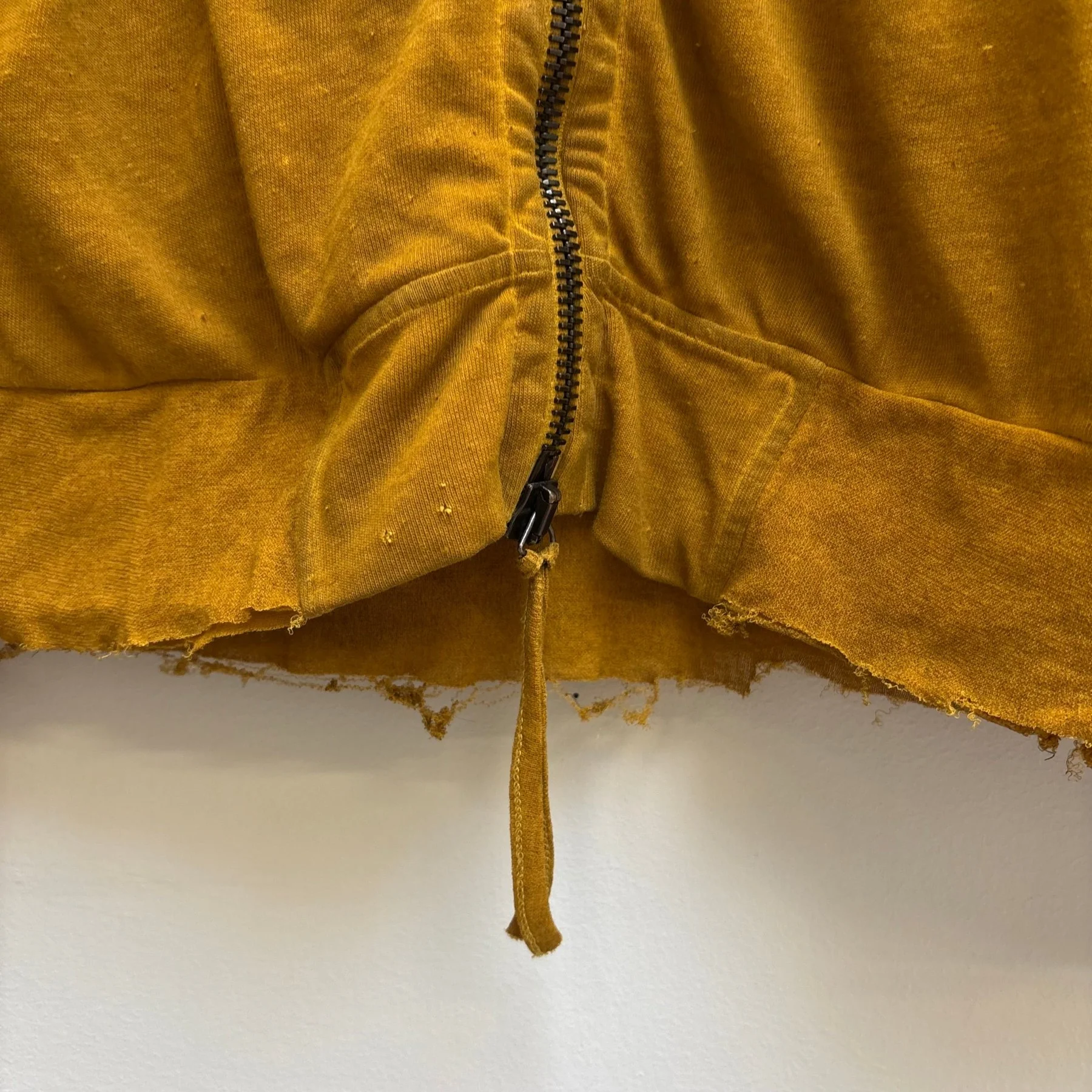 Boris Bidjan Saberi Mustard Zip Up Hoodie - Image 6