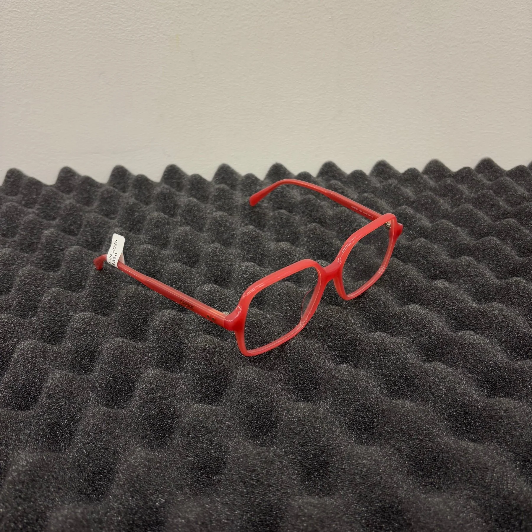 Celine Coral Square Frame Reading Glasses - Image 2