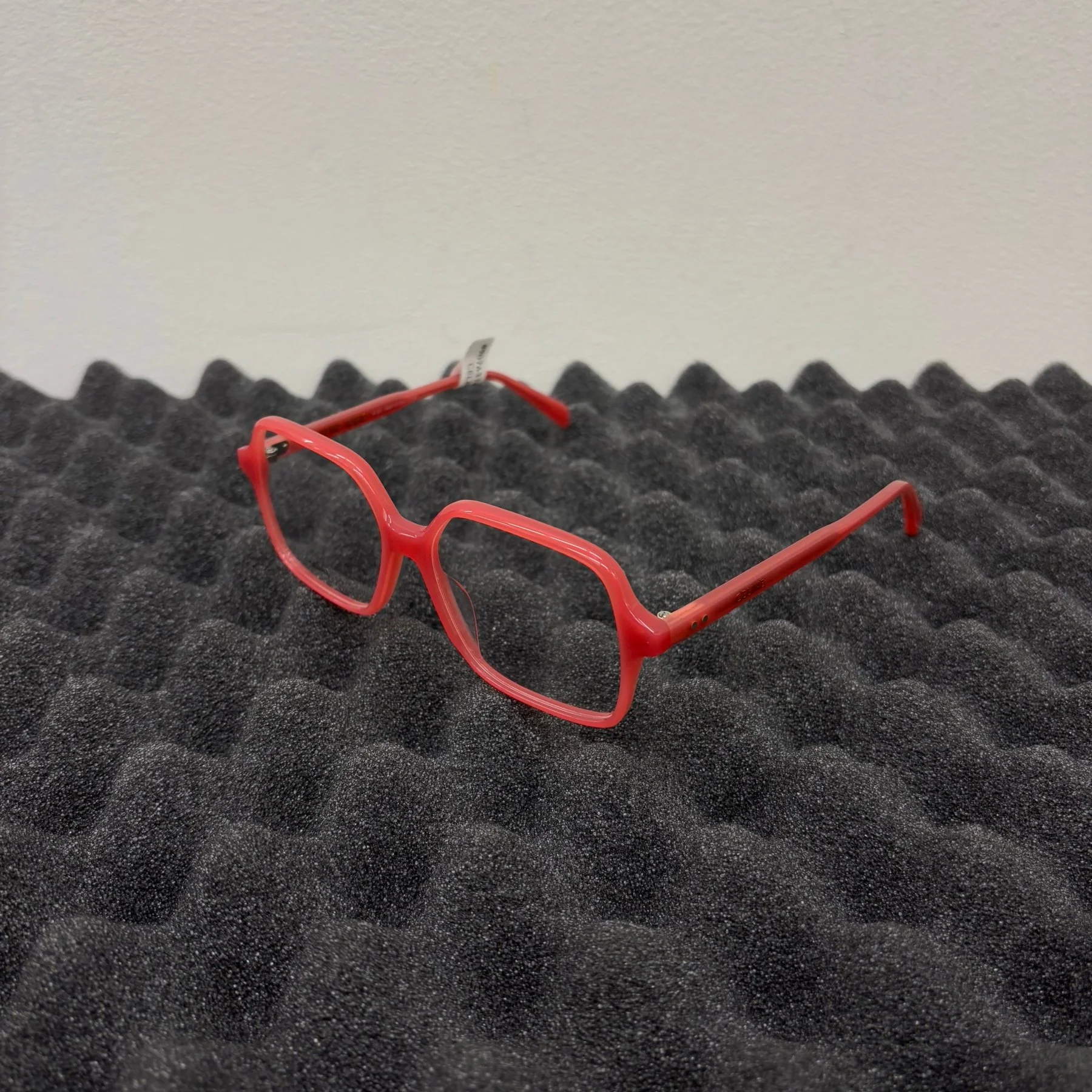 Celine Coral Square Frame Reading Glasses - Image 3