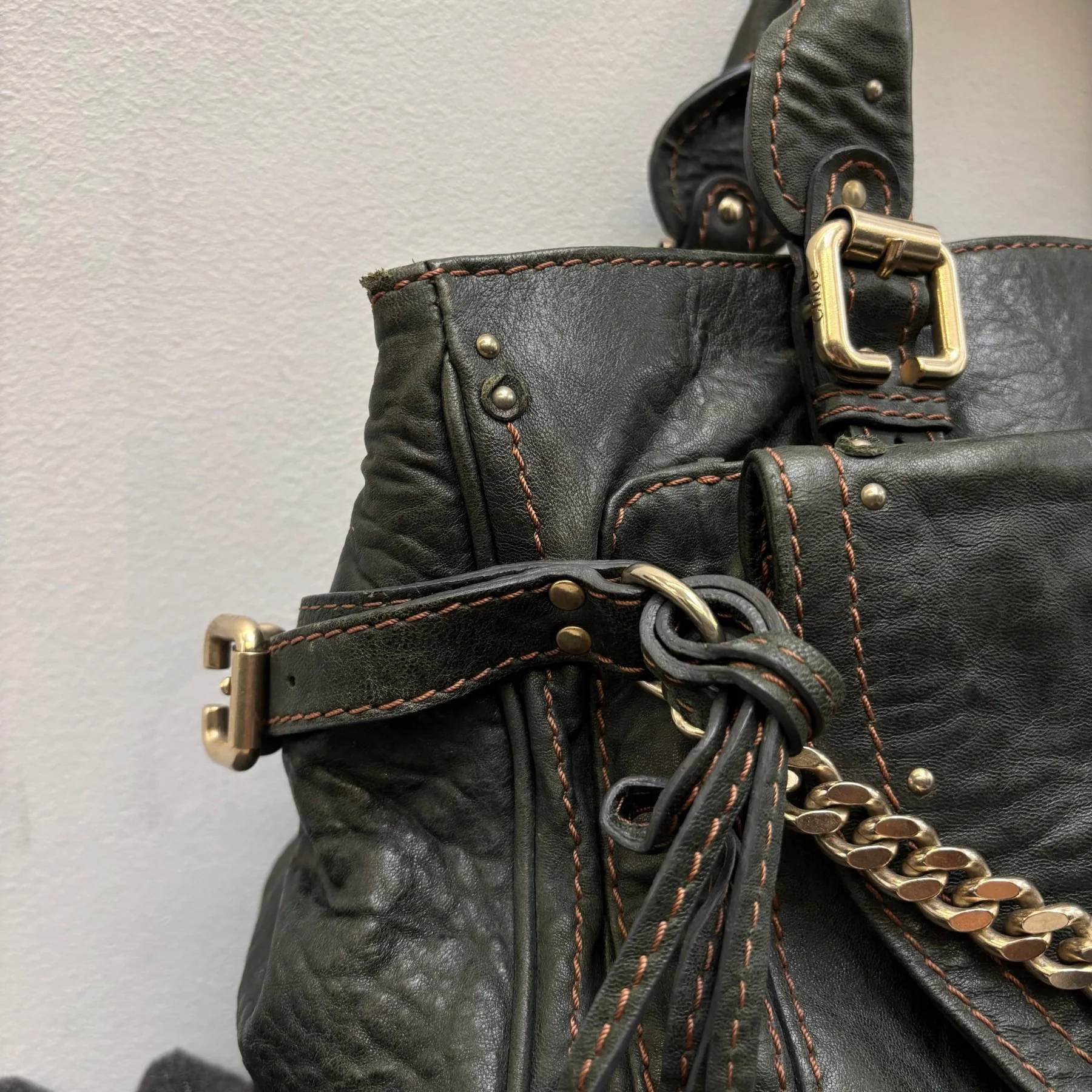 Chloé Paddington Capsule Leather Tote Bag - Image 7