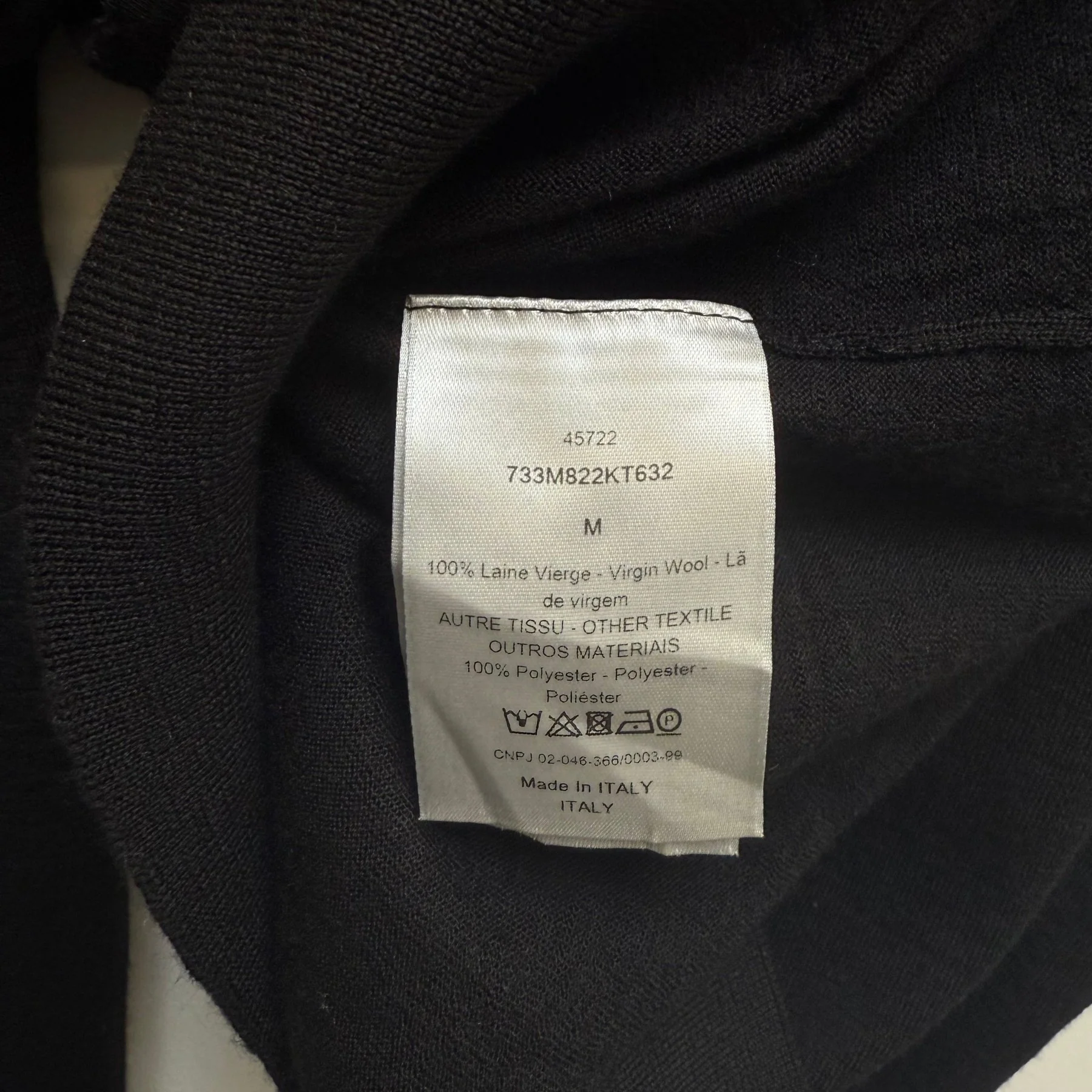 Christian Dior by Hedi Slimane Layered Polo Long Sleeve Tee - Image 10