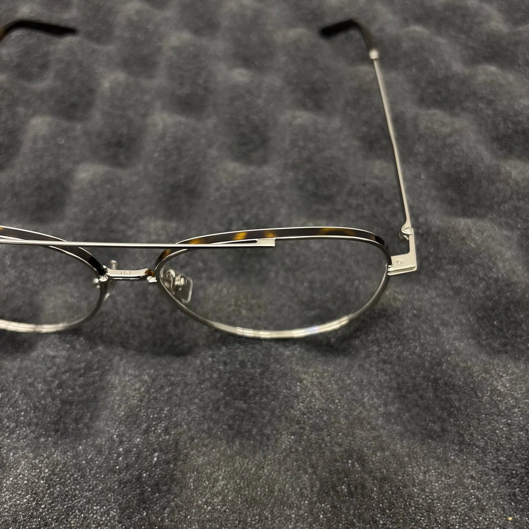 Christian Dior Silver Aviator Optical Glasses - Image 6