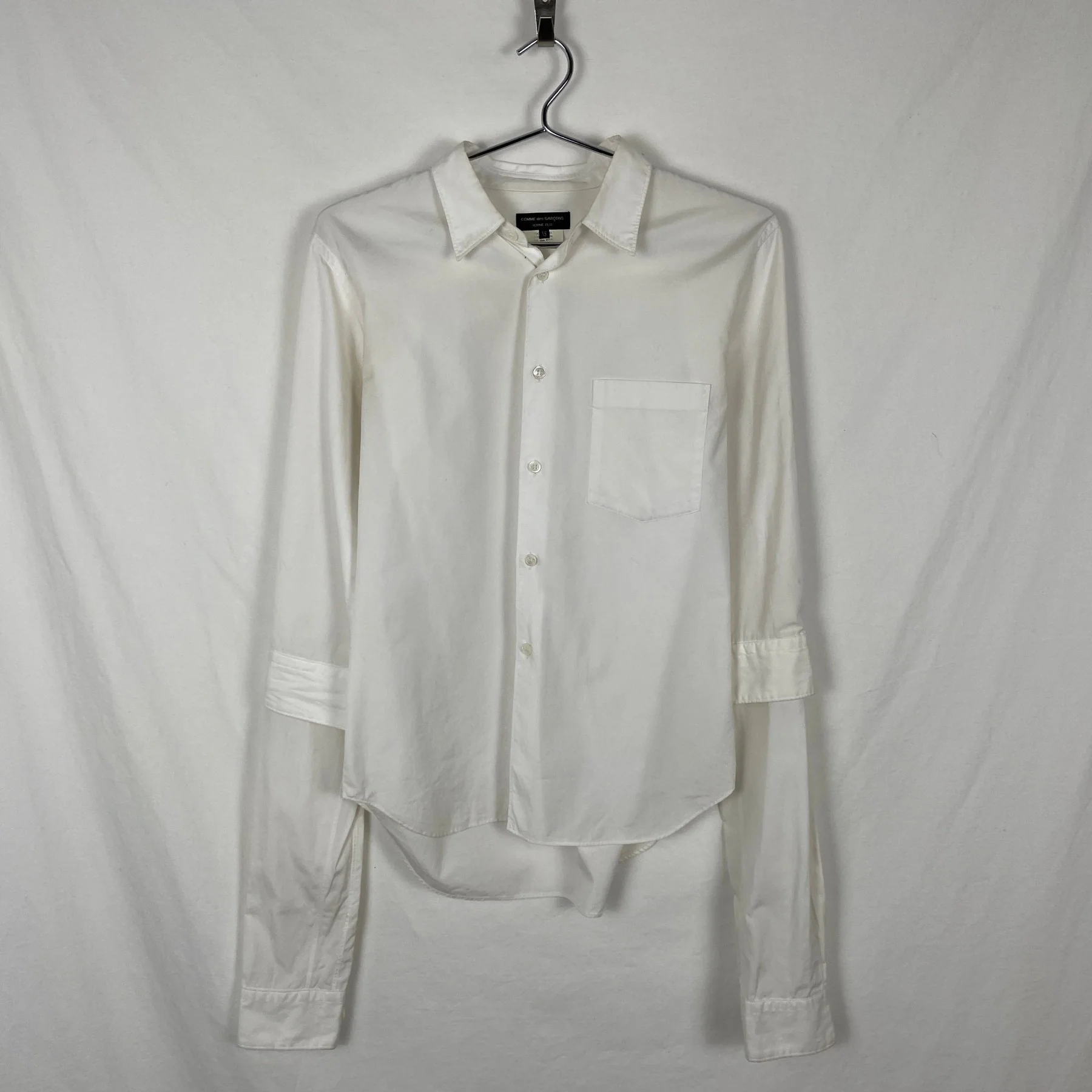 Comme Des Garçons Homme Plus Layered Sleeve Button Up Shirt