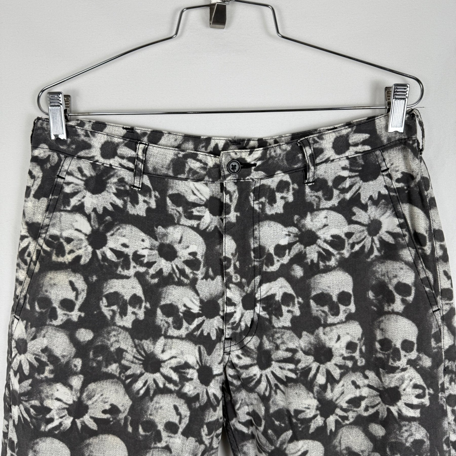 FW11 Comme des Garcons Homme Plus Print Cropped Pants - Image 3